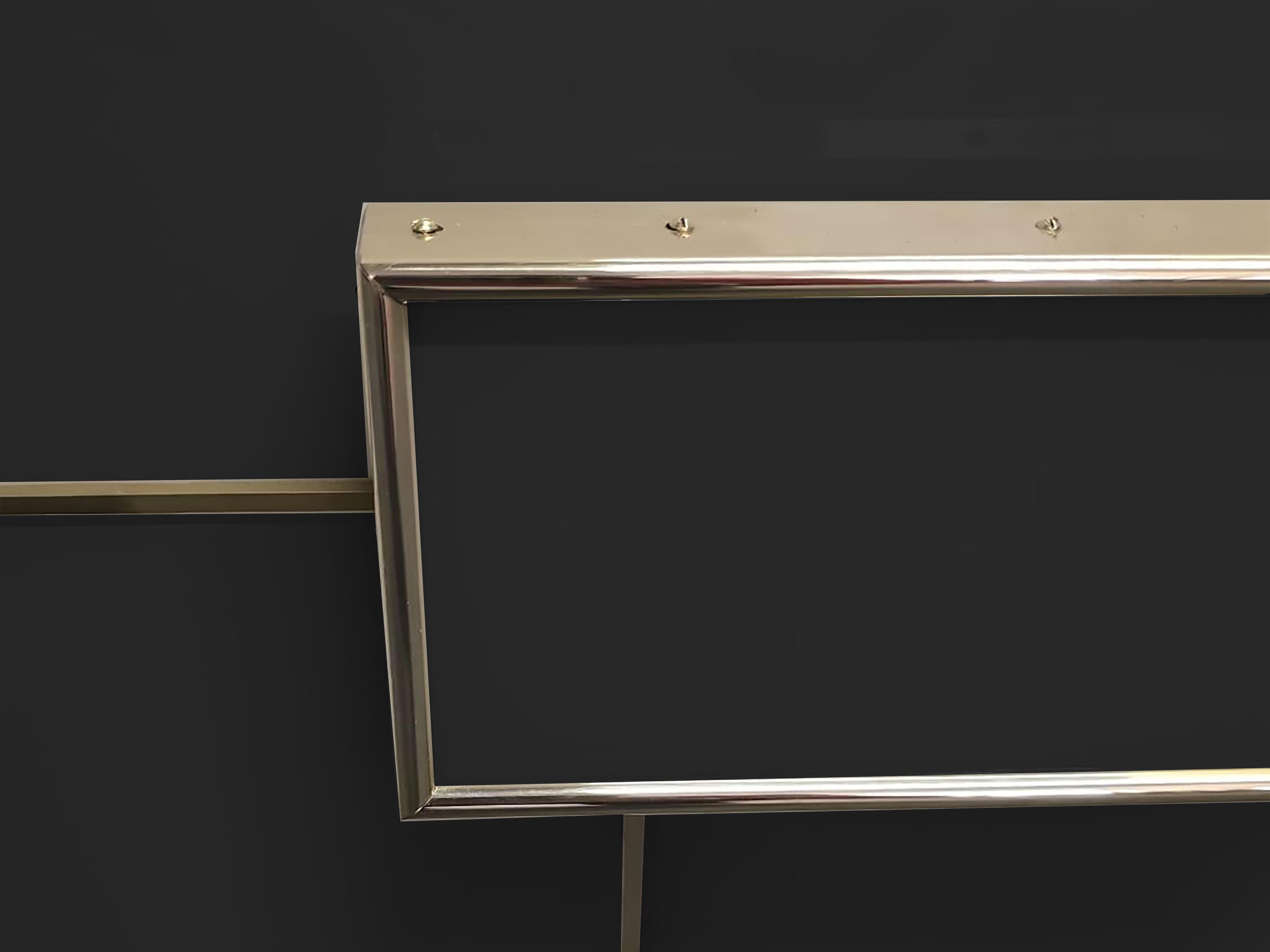 Fait main Amazing Black Murano Glass & Brass nightstands in Art Deco style Justfurnituress en vente