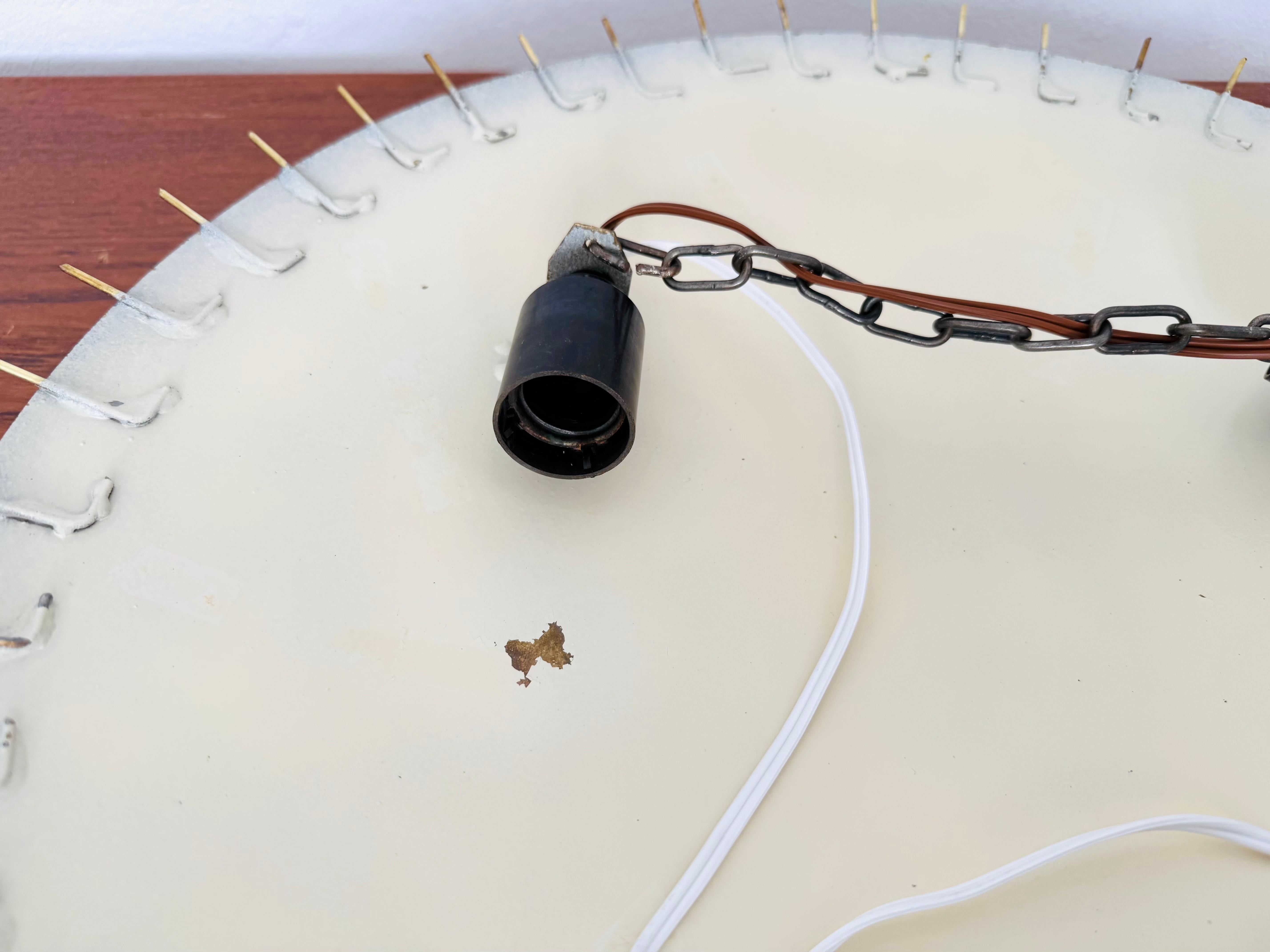 Magnifique lampe suspendue en laiton avec cristaux de Rupert Nikoll en vente 11