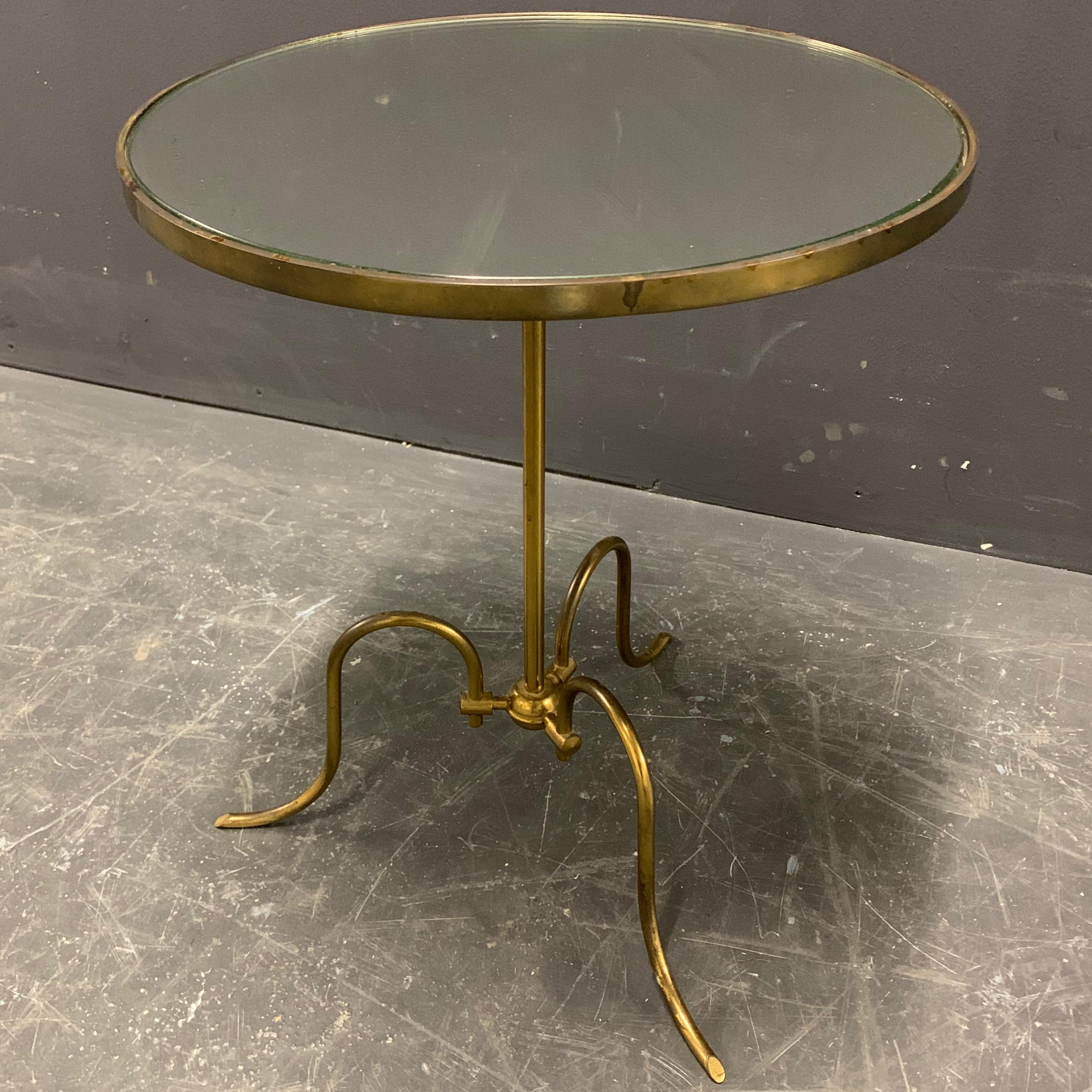 Mid-20th Century Amazing Brass Side Table