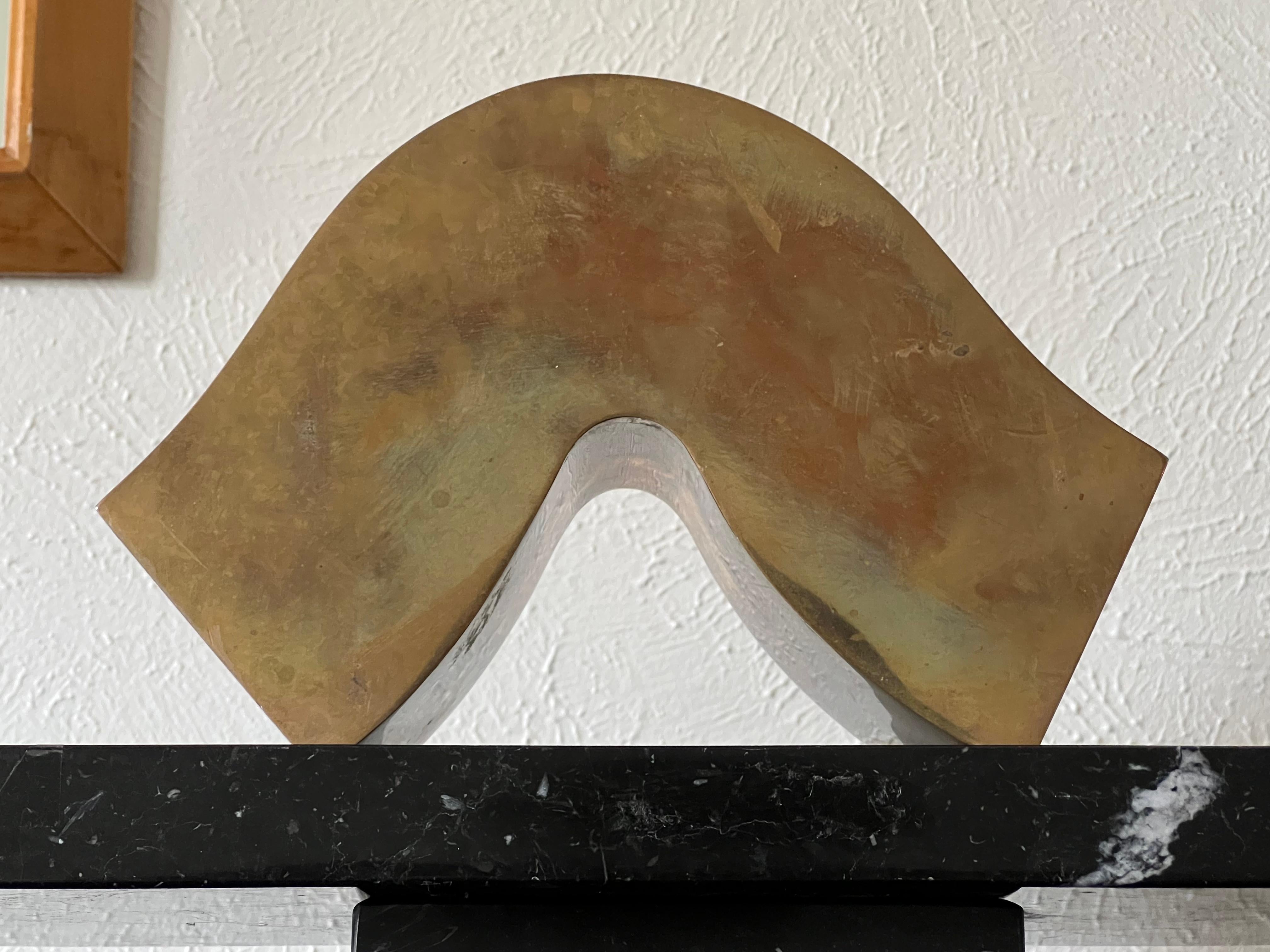 Bronze and Marble Sculpture by Neil Hadlock For Sale 9