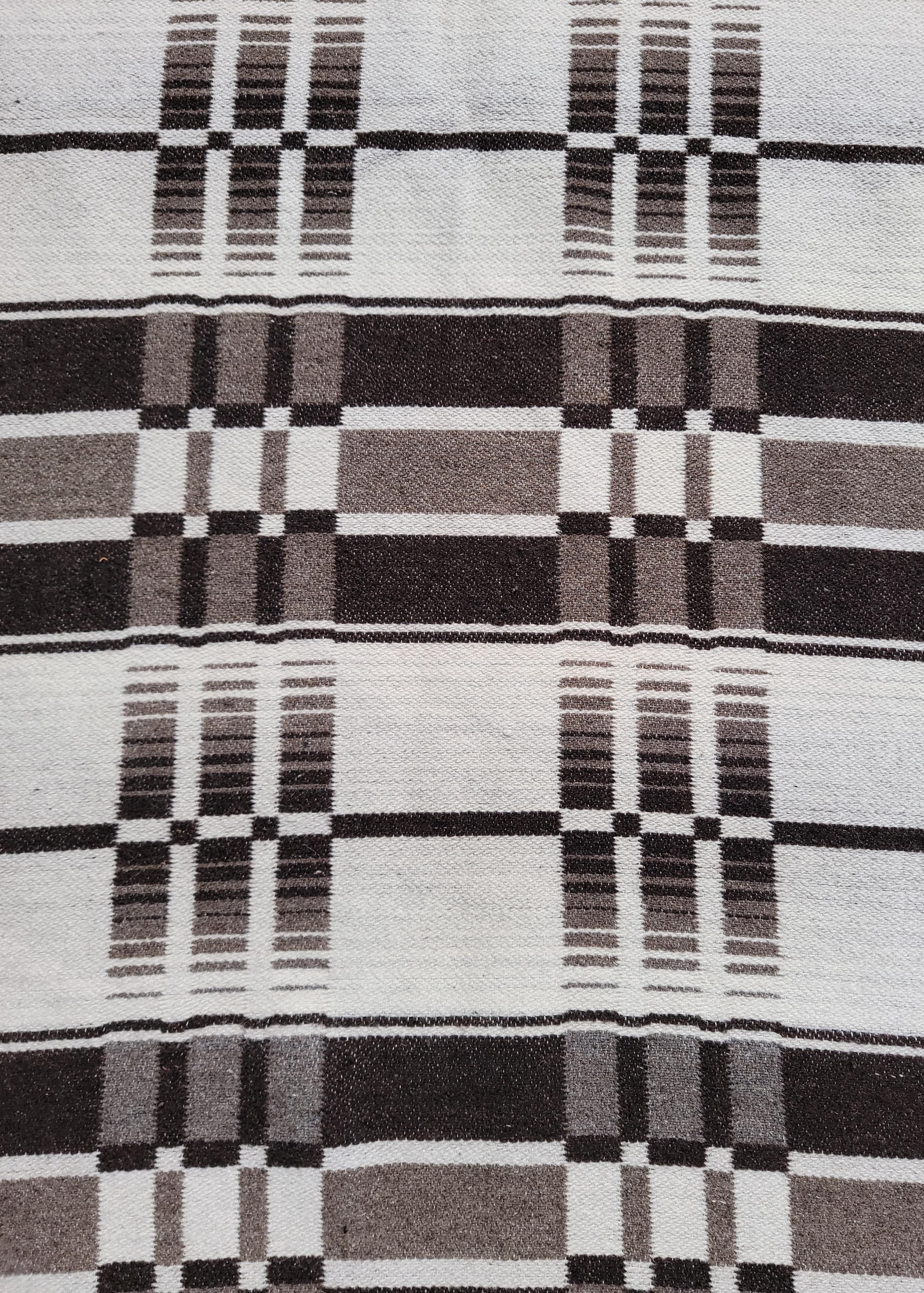 Early 20th Century Amazing Brown and White Horse Blanket