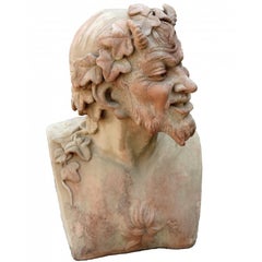 Amazing BUST OF THE FAUN 21th Century