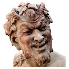 Amazing BUST OF THE FAUN 21th Century