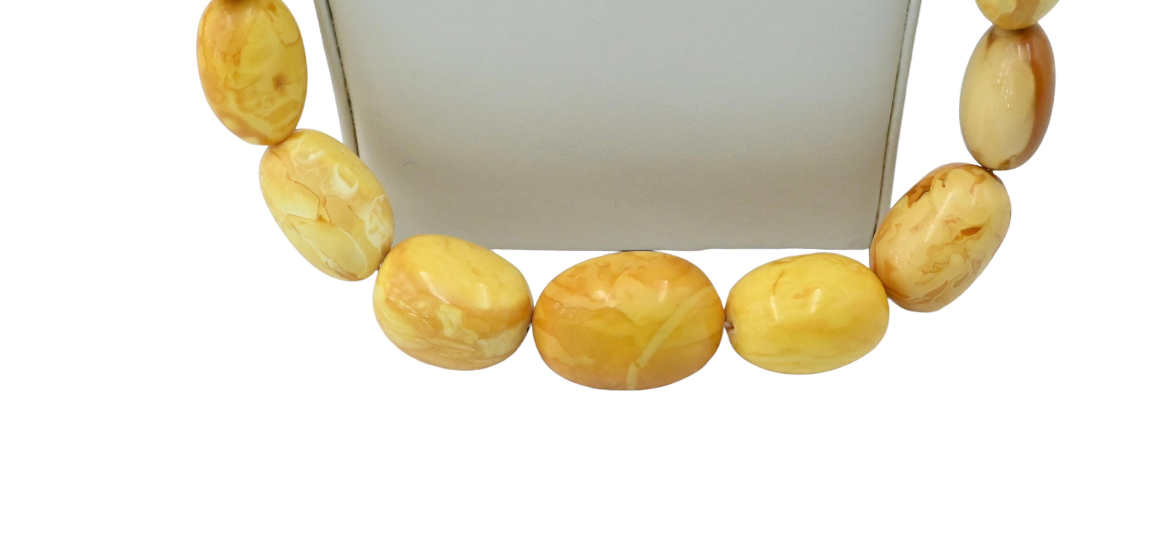 Amazing Butterscotch Amber Necklace 113 Grams 1