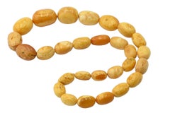 Magnifique collier d'ambre caramel 113 grammes