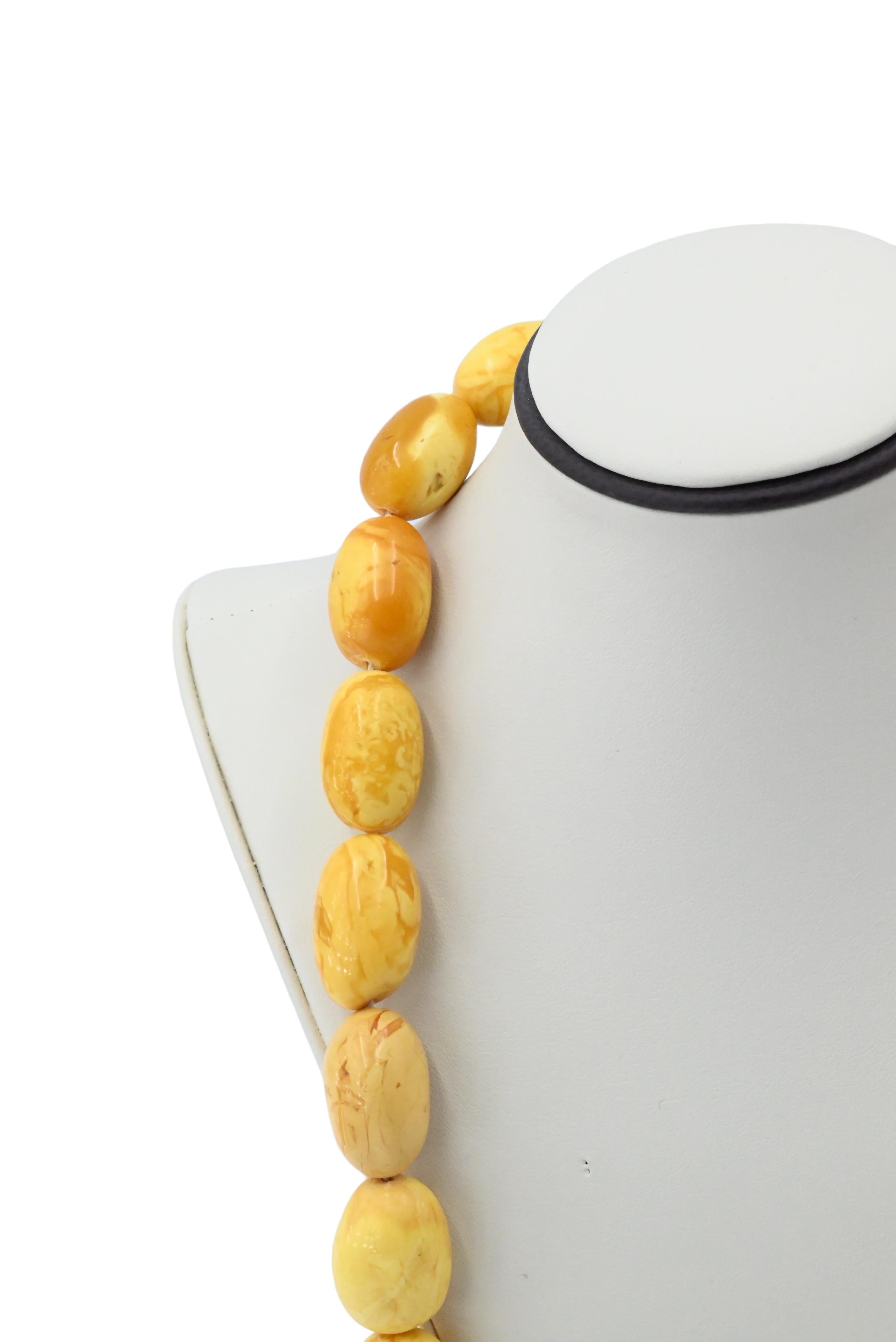 Bead Amazing Butterscotch Amber Necklace 113 Grams