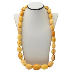 Amazing Butterscotch Amber Necklace 113 Grams