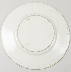 Außergewöhnlicher CASTELLI-Teller, Italien, 19. Jahrhundert, D: 62 cm