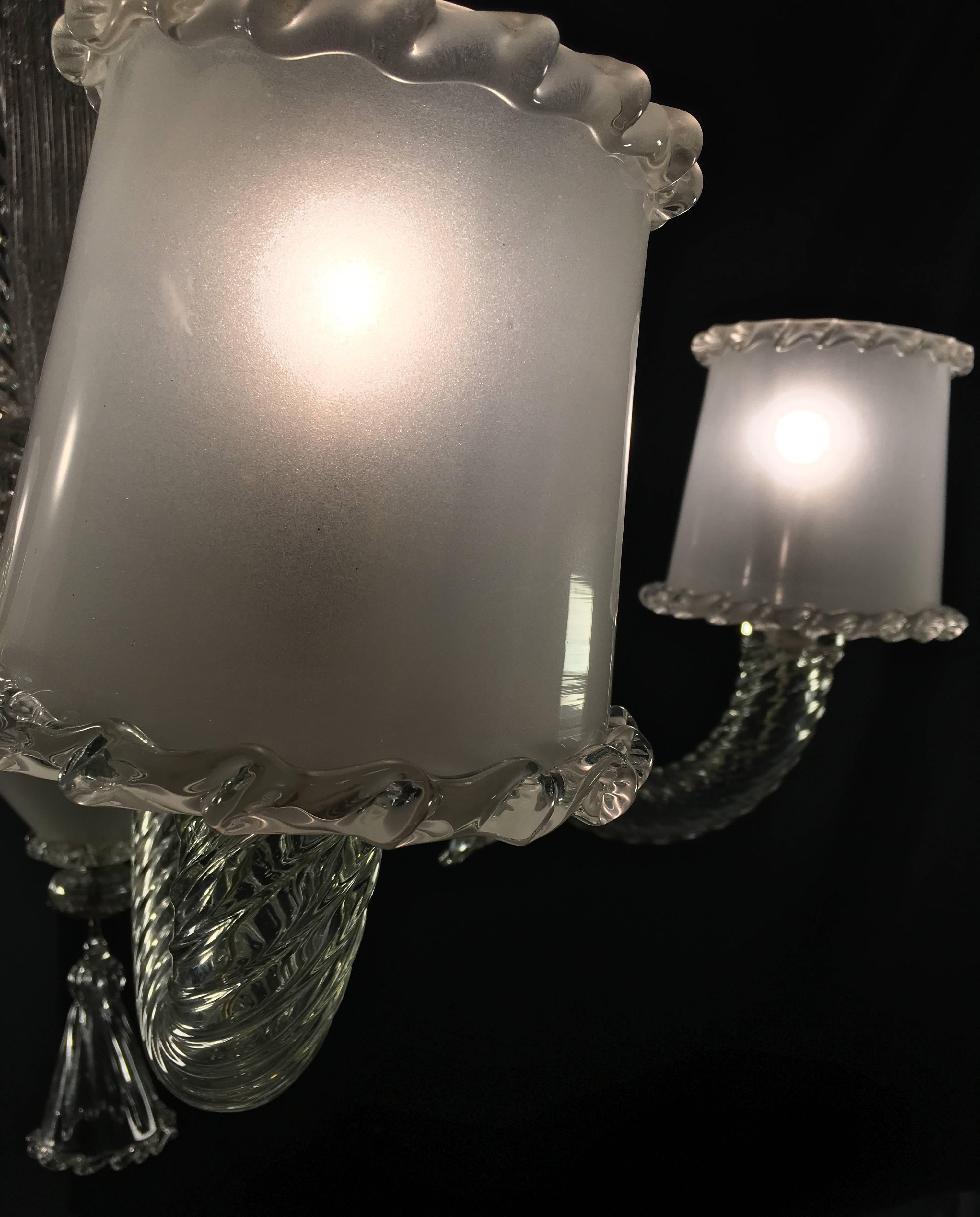 Incredibile lampadario di Barovier & Toso, Murano, anni '40 in vendita 3