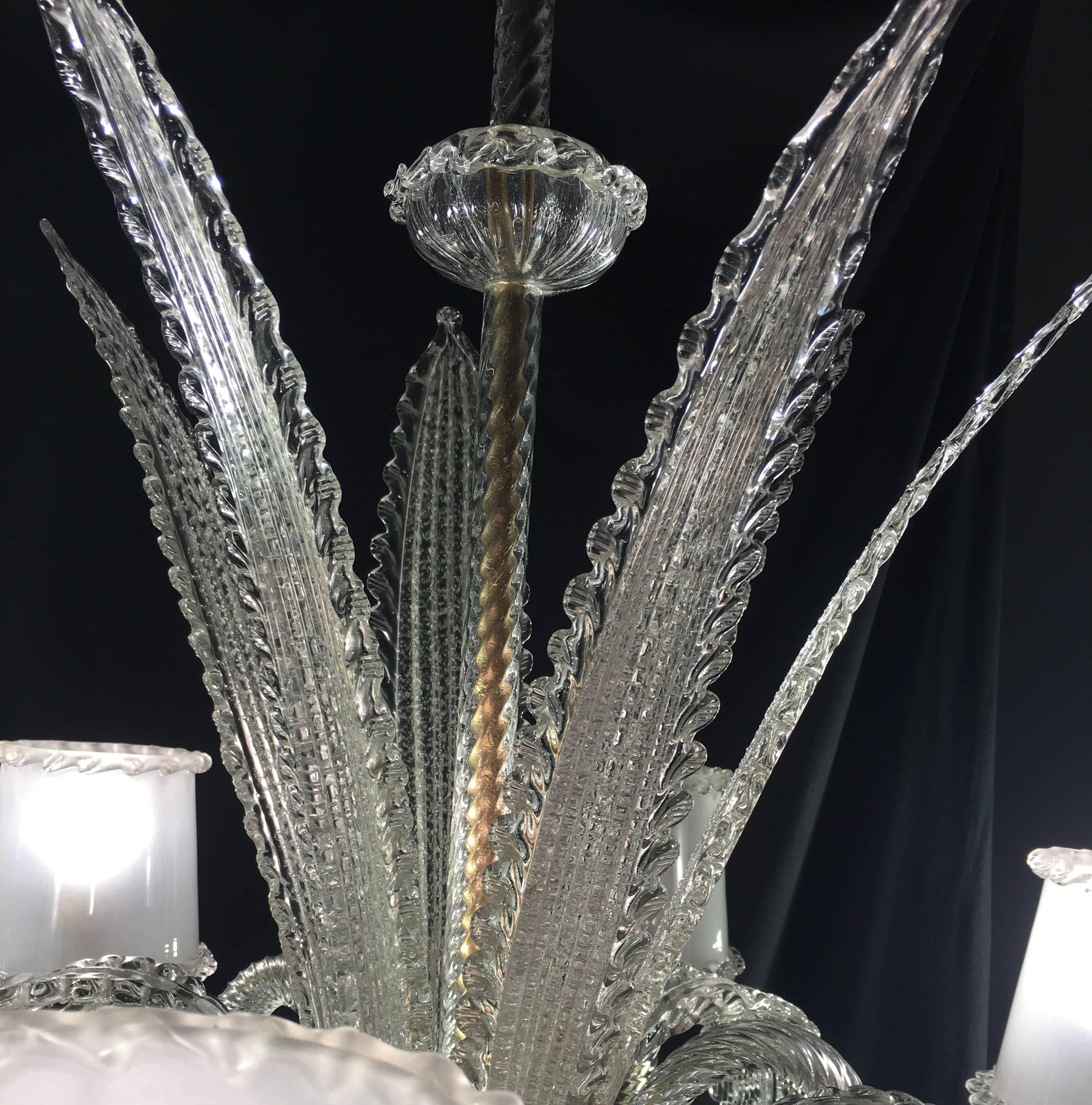 Incredibile lampadario di Barovier & Toso, Murano, anni '40 in vendita 1