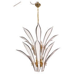 Amazing Chandelier Vistosi "Palms" 1970