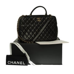 Amazing Chanel CC Vanity Case Bag with gold hardware