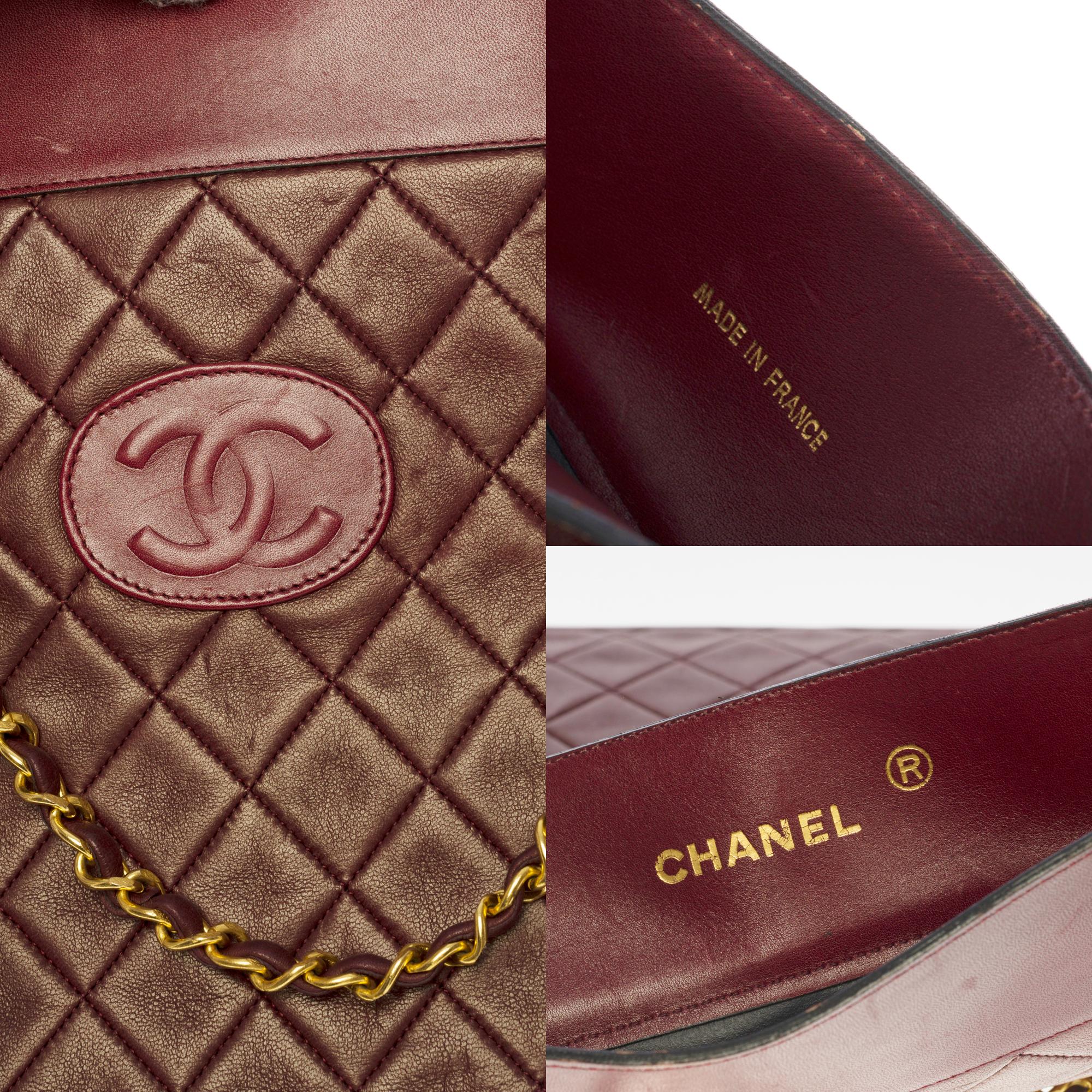 chanel maroon bag