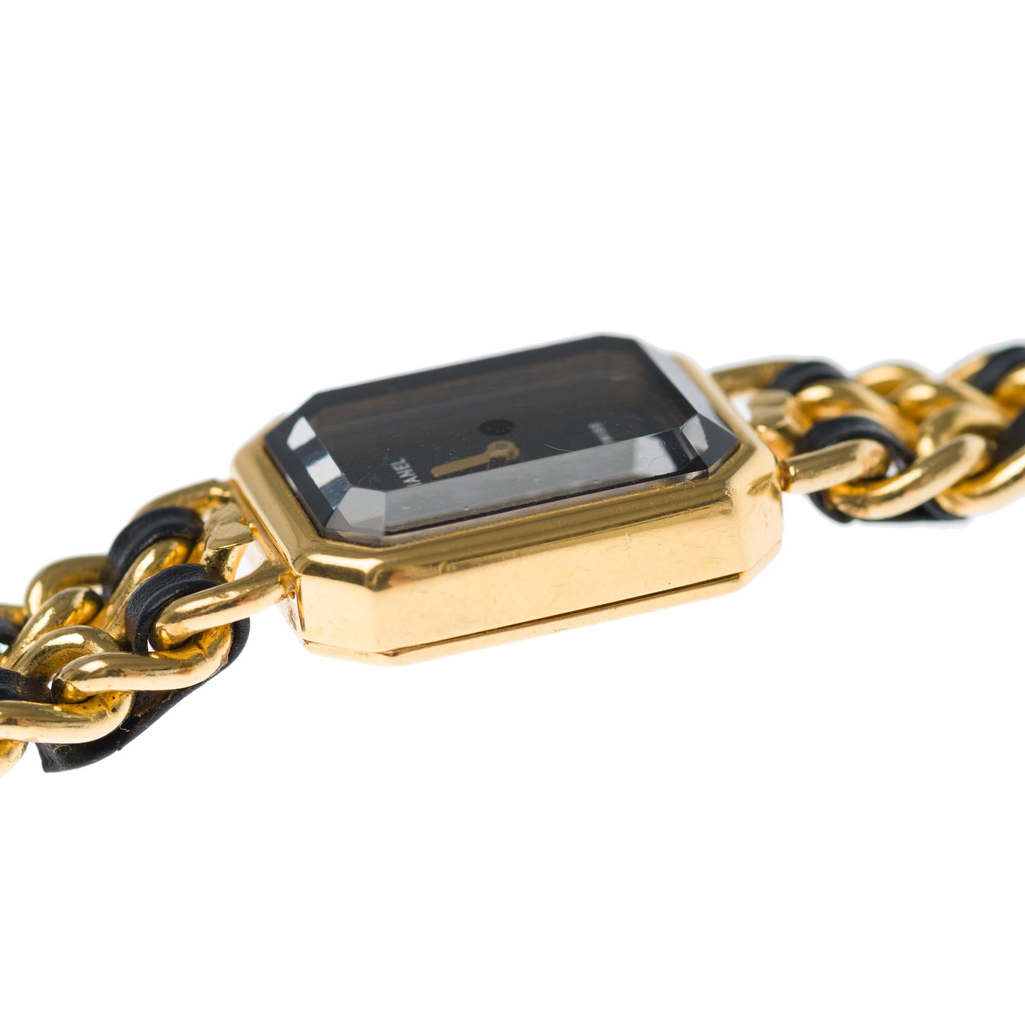 Modern Amazing Chanel Première lady wristwatch in yellow gold plated