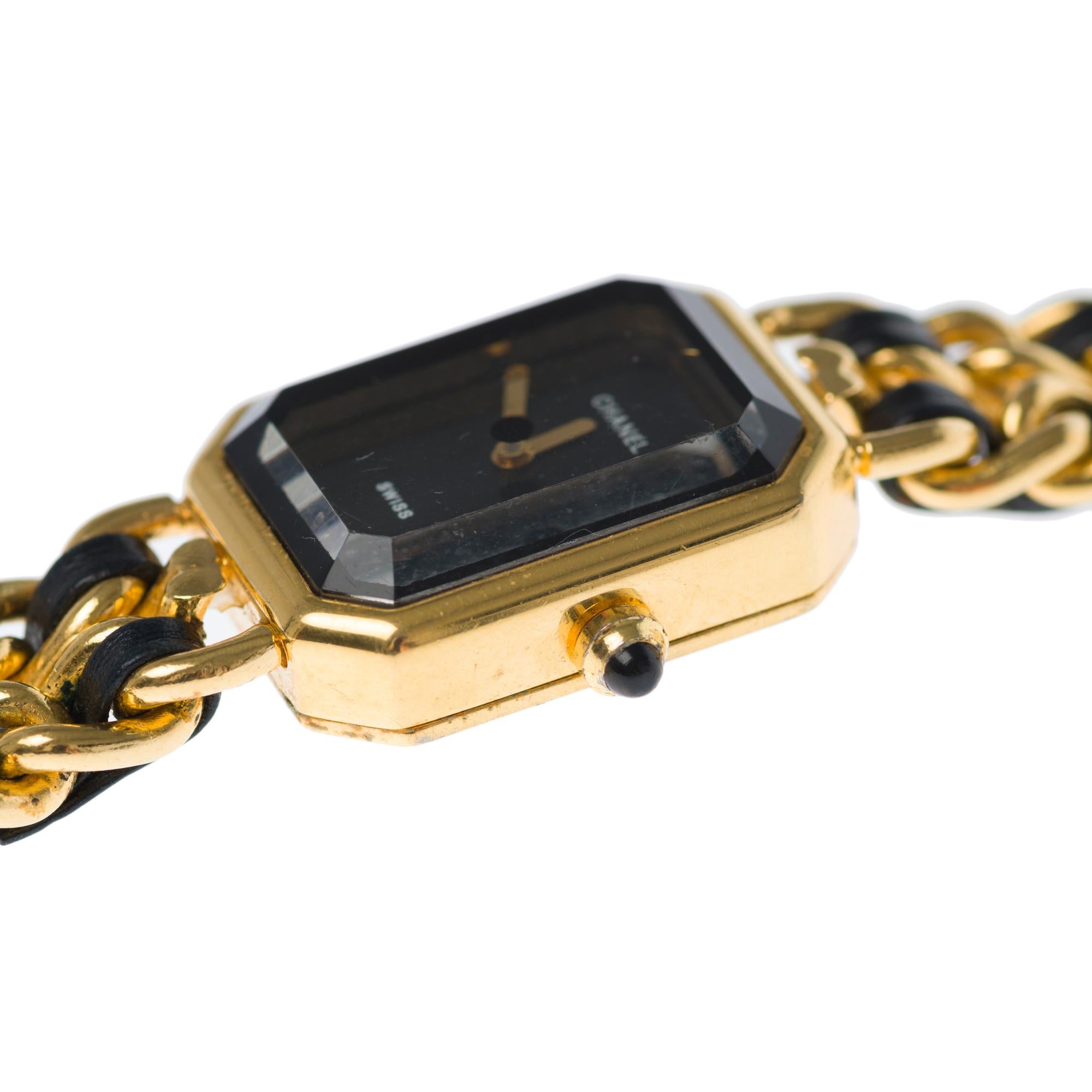 Amazing Chanel Première lady wristwatch in yellow gold plated In Good Condition In Paris, IDF