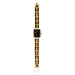 Amazing Chanel Première lady wristwatch in yellow gold plated