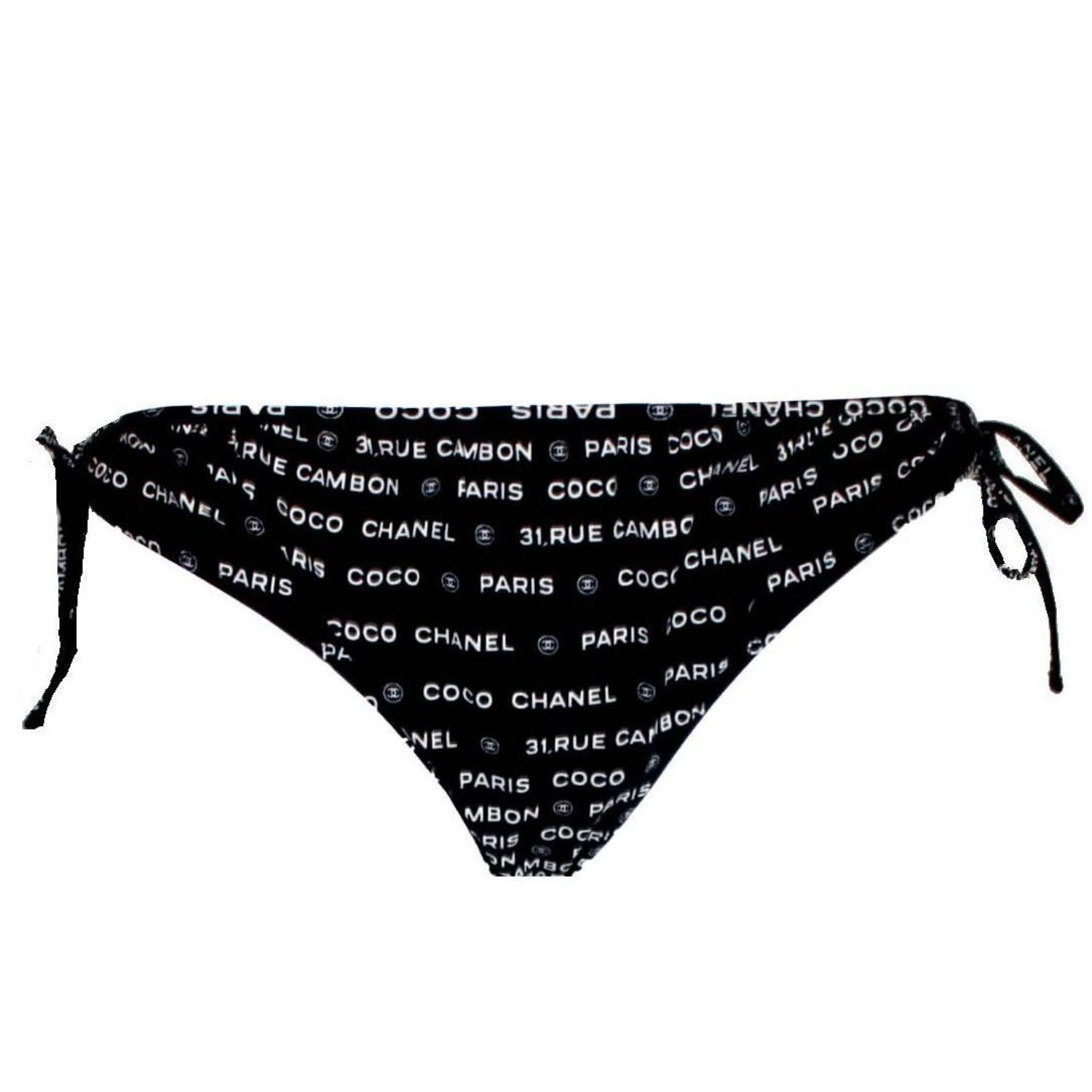 Amazing Chanel Signature Bikini Swimsuit Bottoms Coco at 1stDibs | coco chanel  bikini, chanel swimsuit, bikini coco chanel