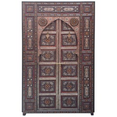 Amazing Chefchaouen Wooden Door All Inlaid, LM24 / 2