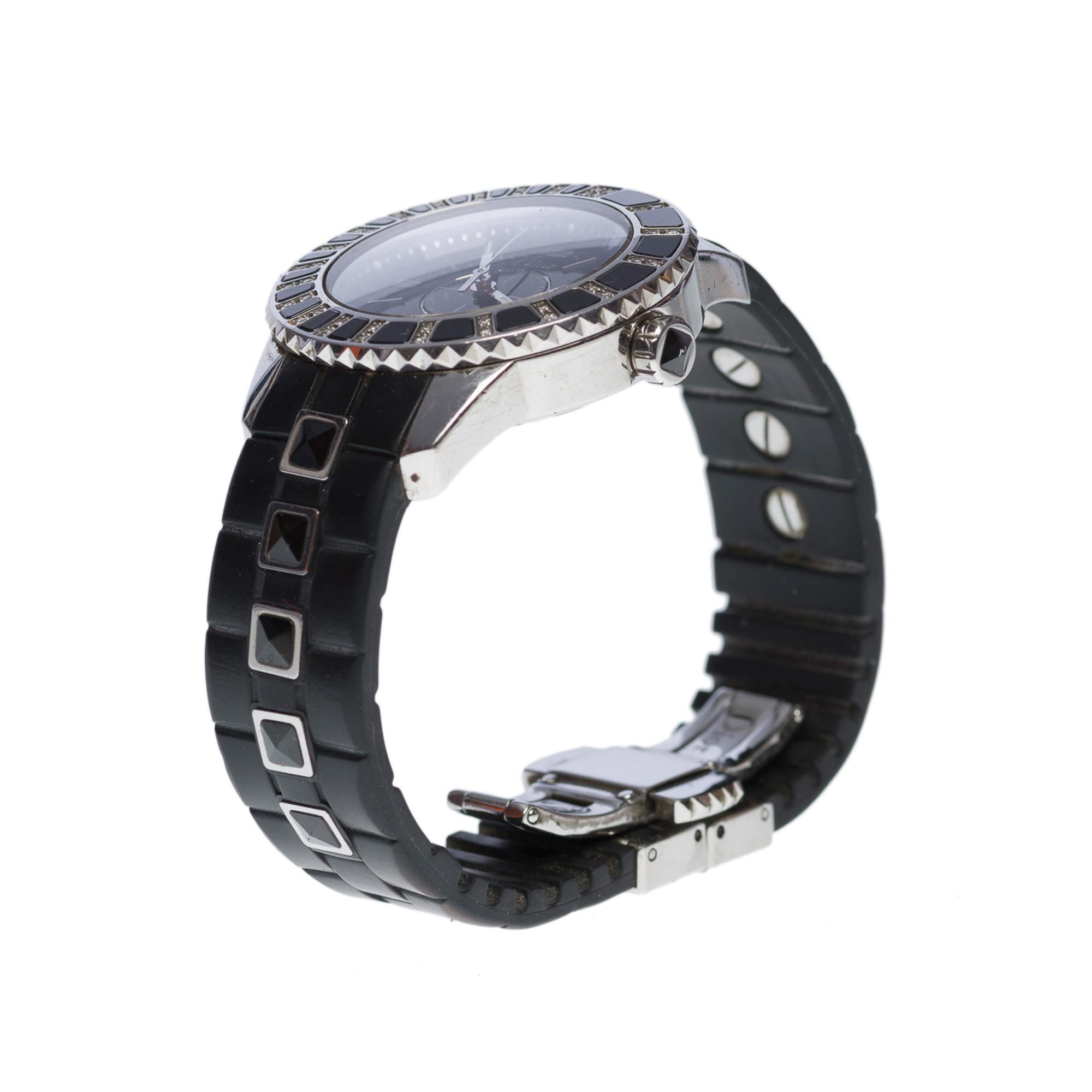 christian dior crystal watch