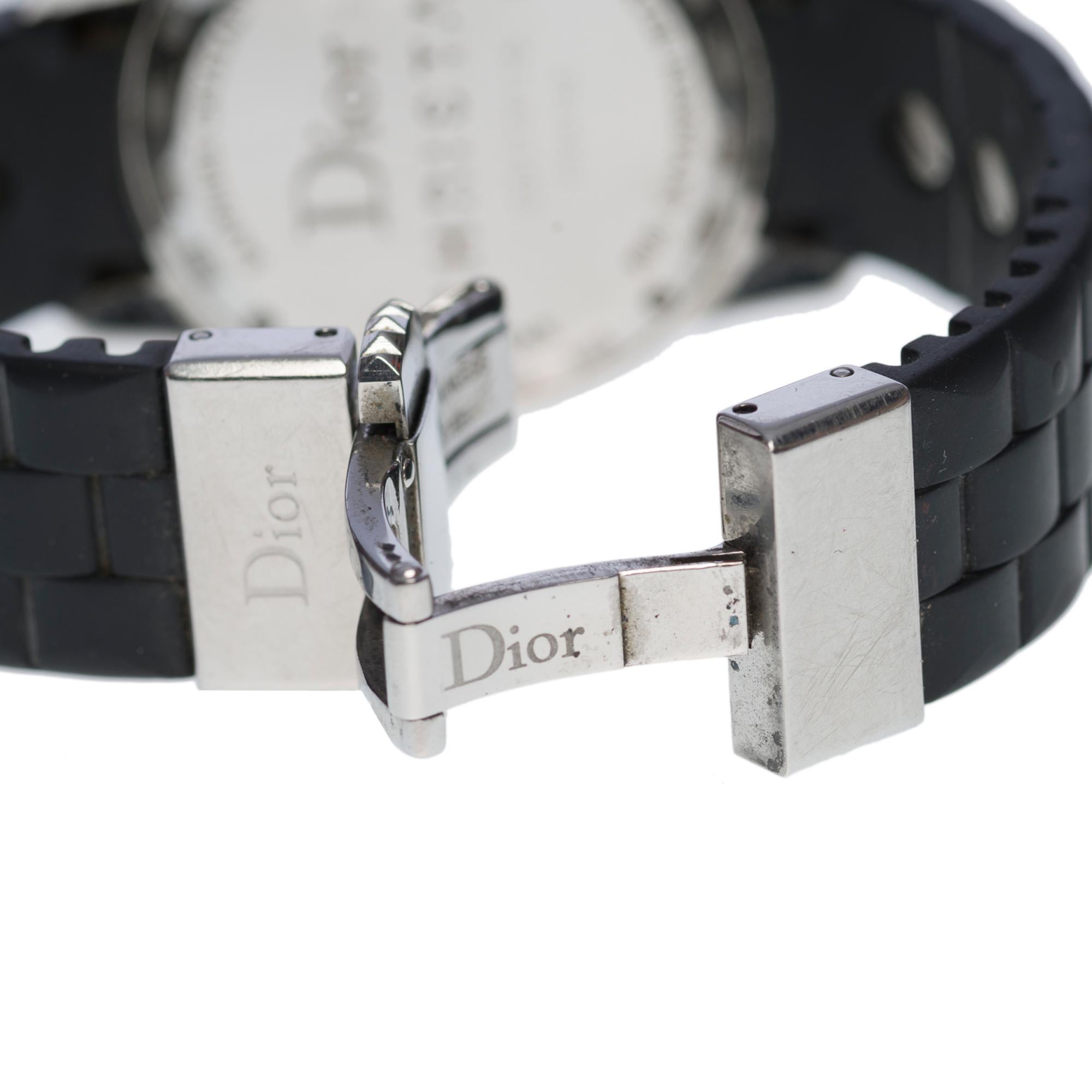 Amazing Christian Dior Christal Watch  In Excellent Condition In Paris, IDF