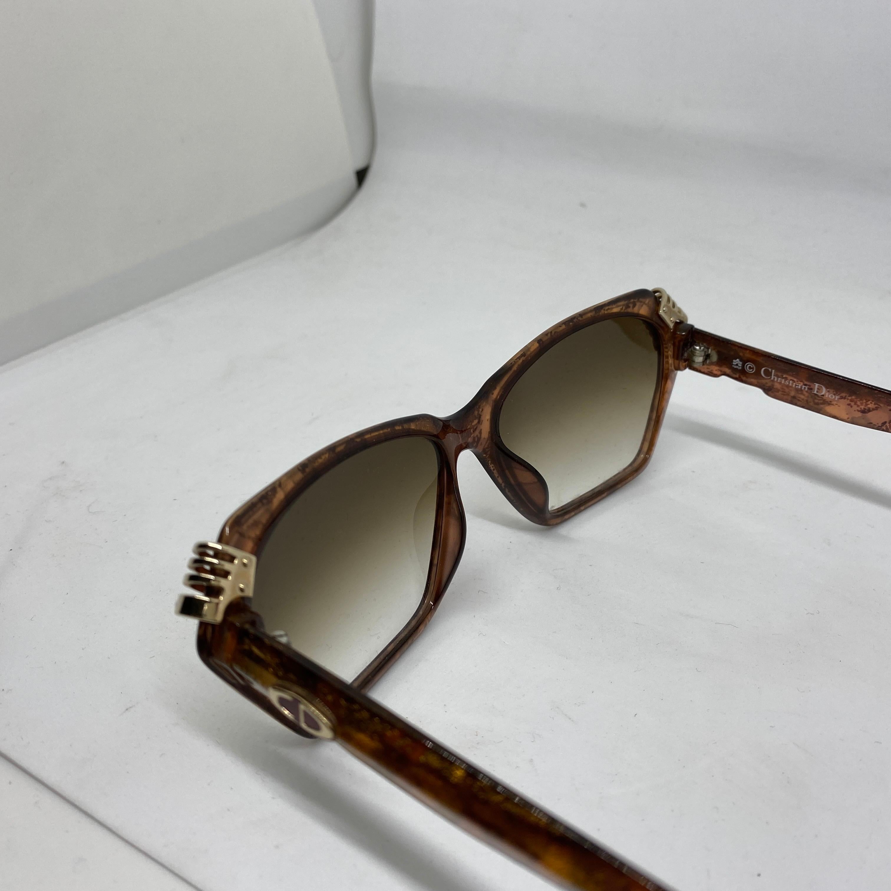 1980s Amazing Christian Dior Vintage Cat Jewel Sunglasses  3