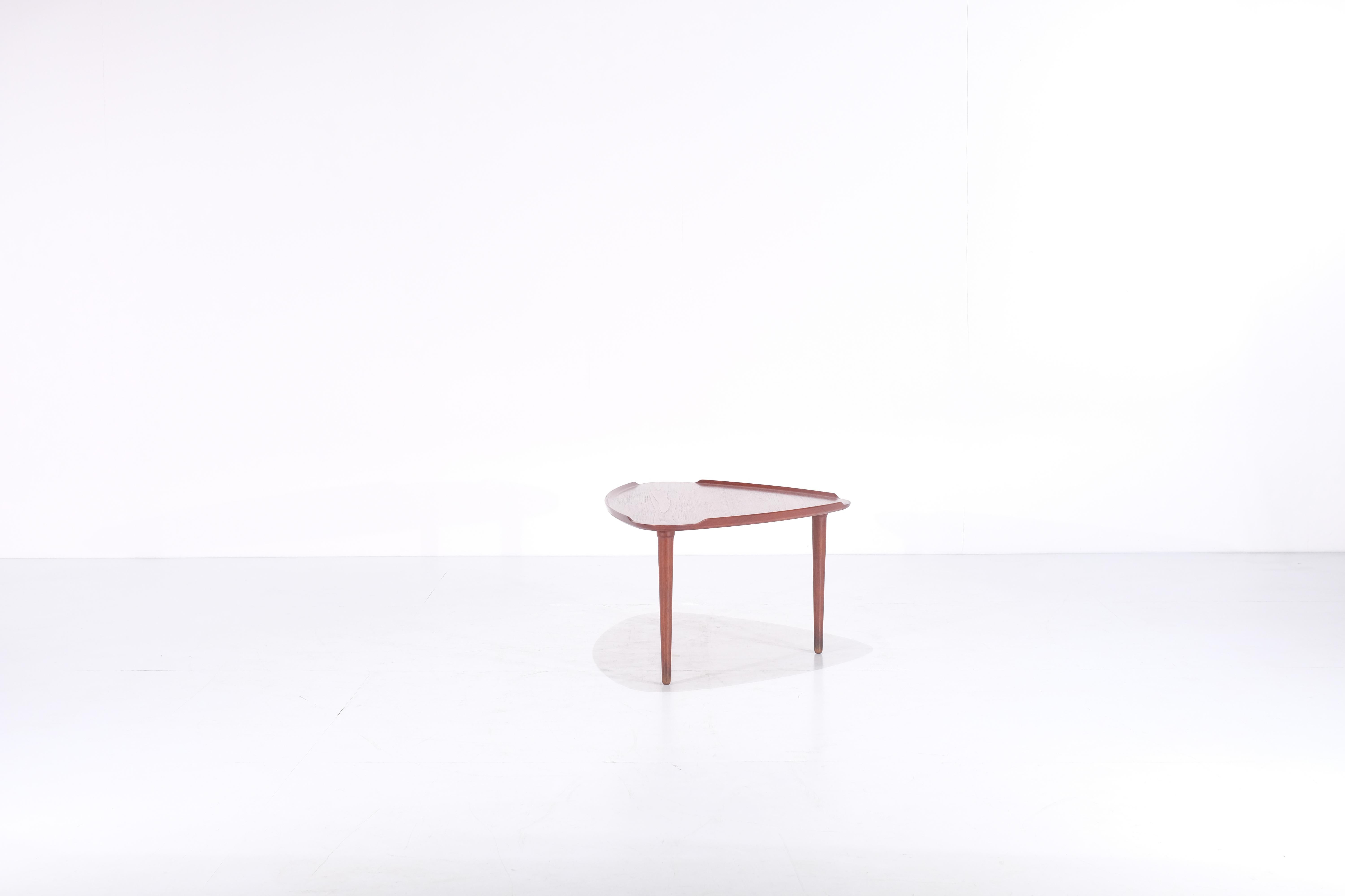 Increíble mesa de centro de Aakjaer Jorgensen para Bramminge - Años 60 Escandinavo moderno en venta