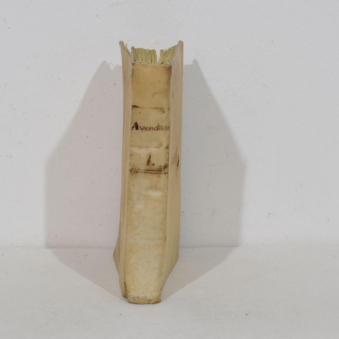 Étonnante Collection de livres en Vellum altéré du 17ème / 18ème siècle en vente 1