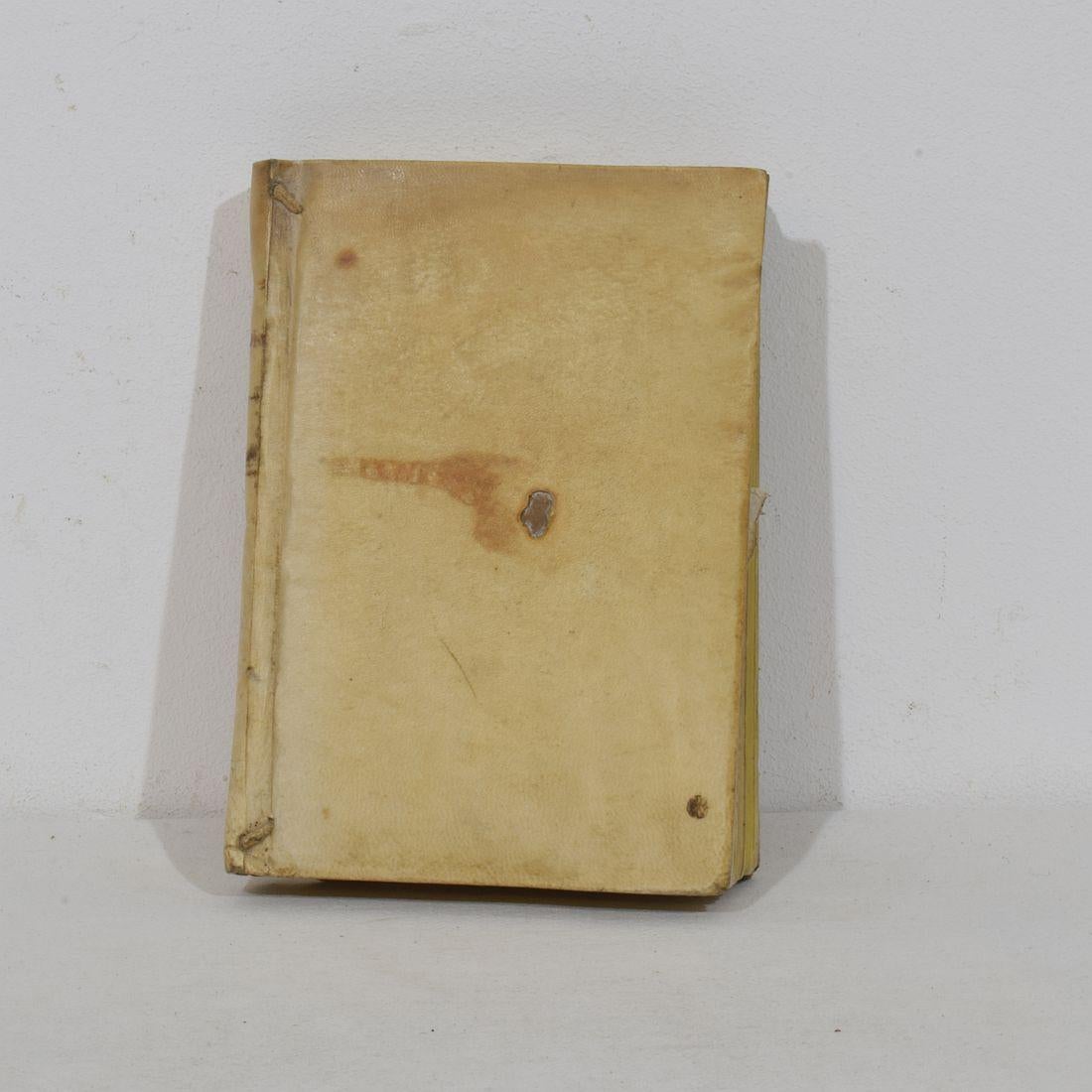 Étonnante Collection de livres en Vellum altéré du 17ème / 18ème siècle en vente 2