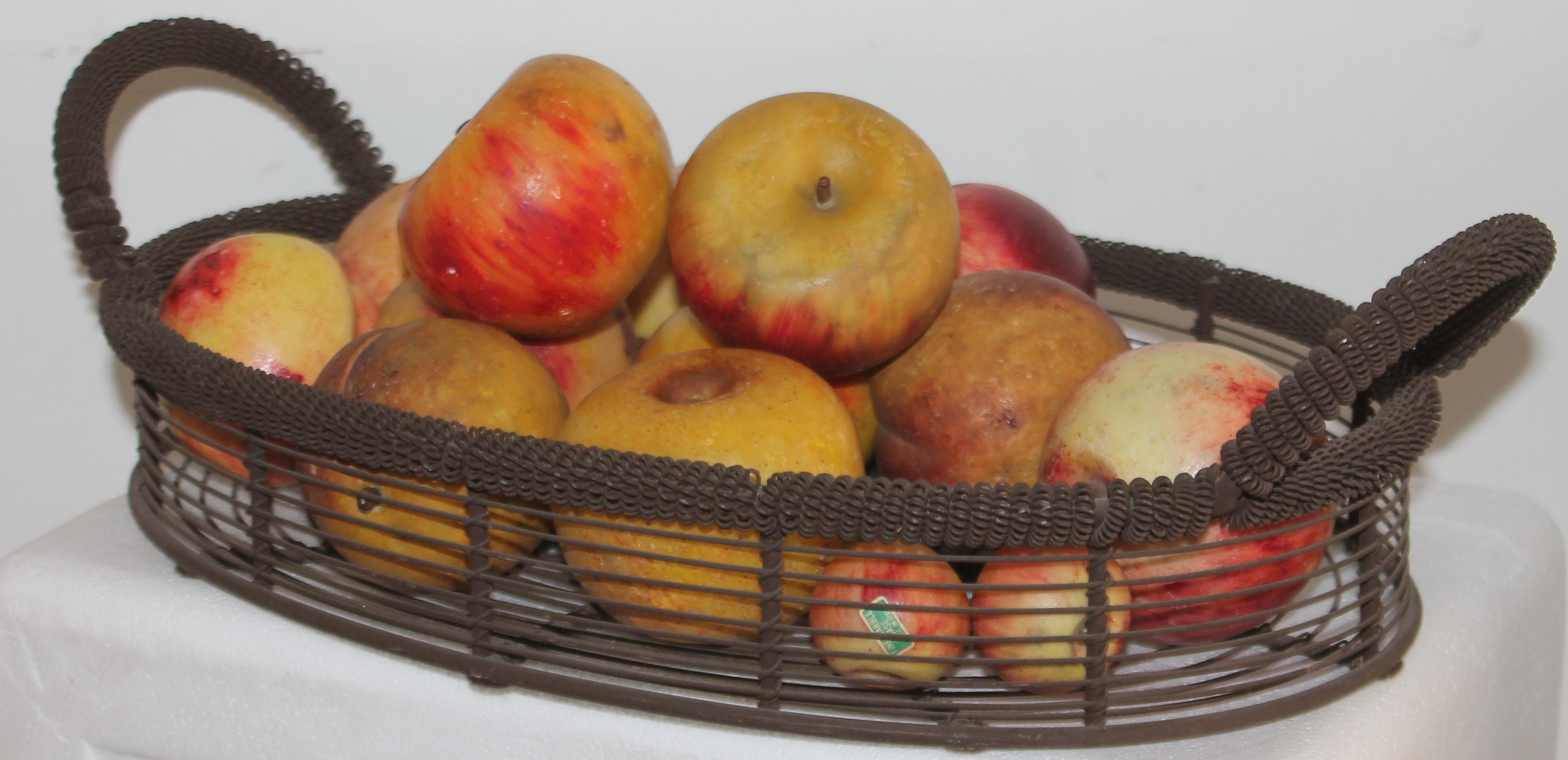 wire apple basket