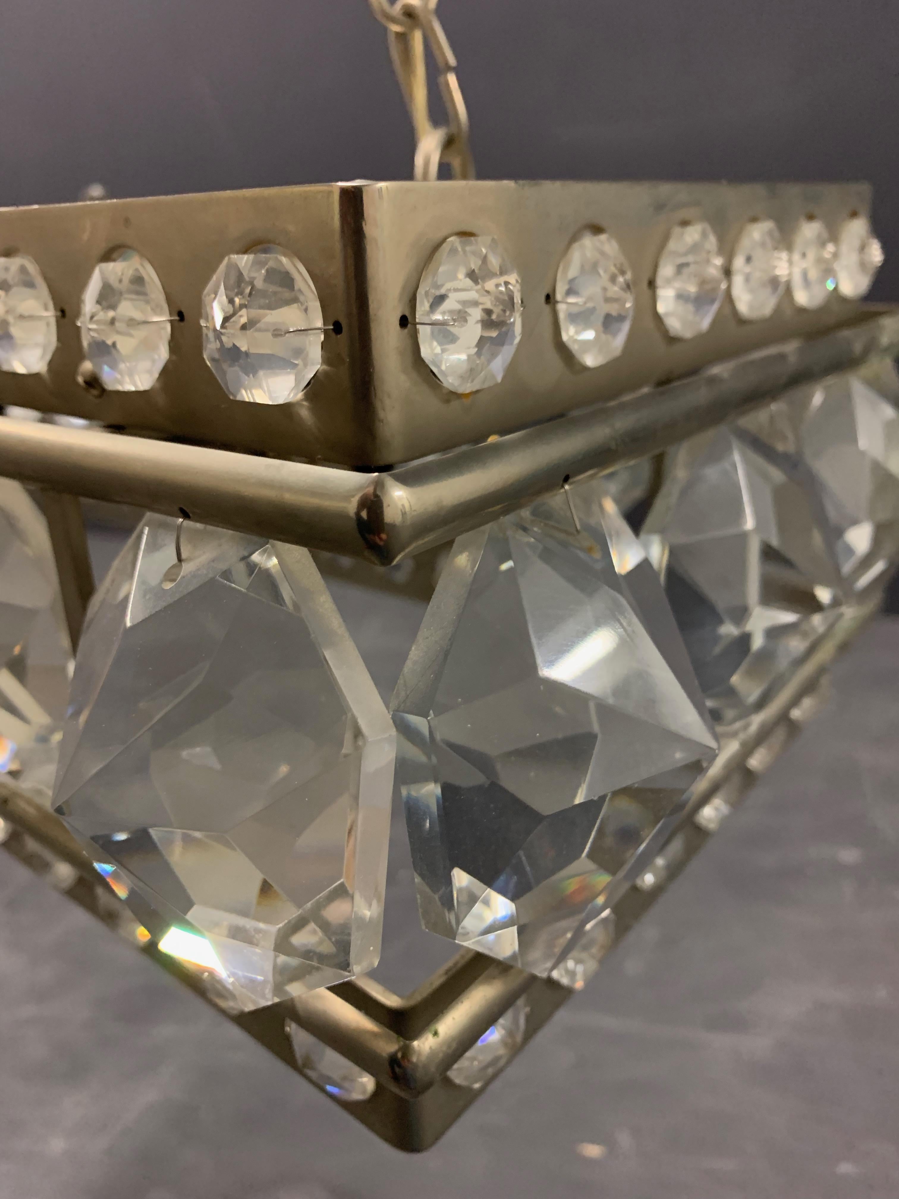 Moderne Magnifiques plafonniers cristal Nos en vente