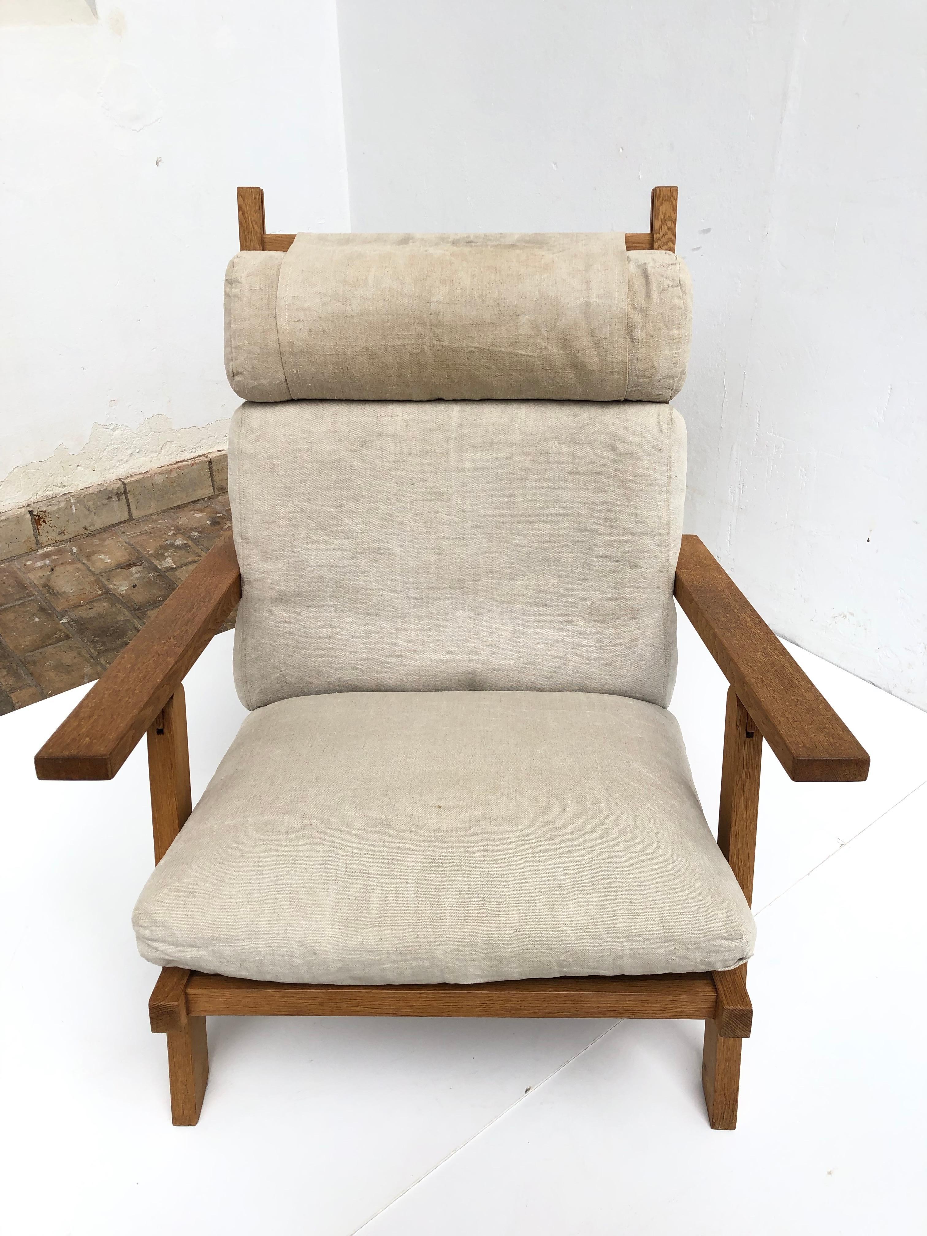 Amazing Danish Hans Wegner AP71 Reclining Lounge Chair & Ottoman AP Mobler 1968 11