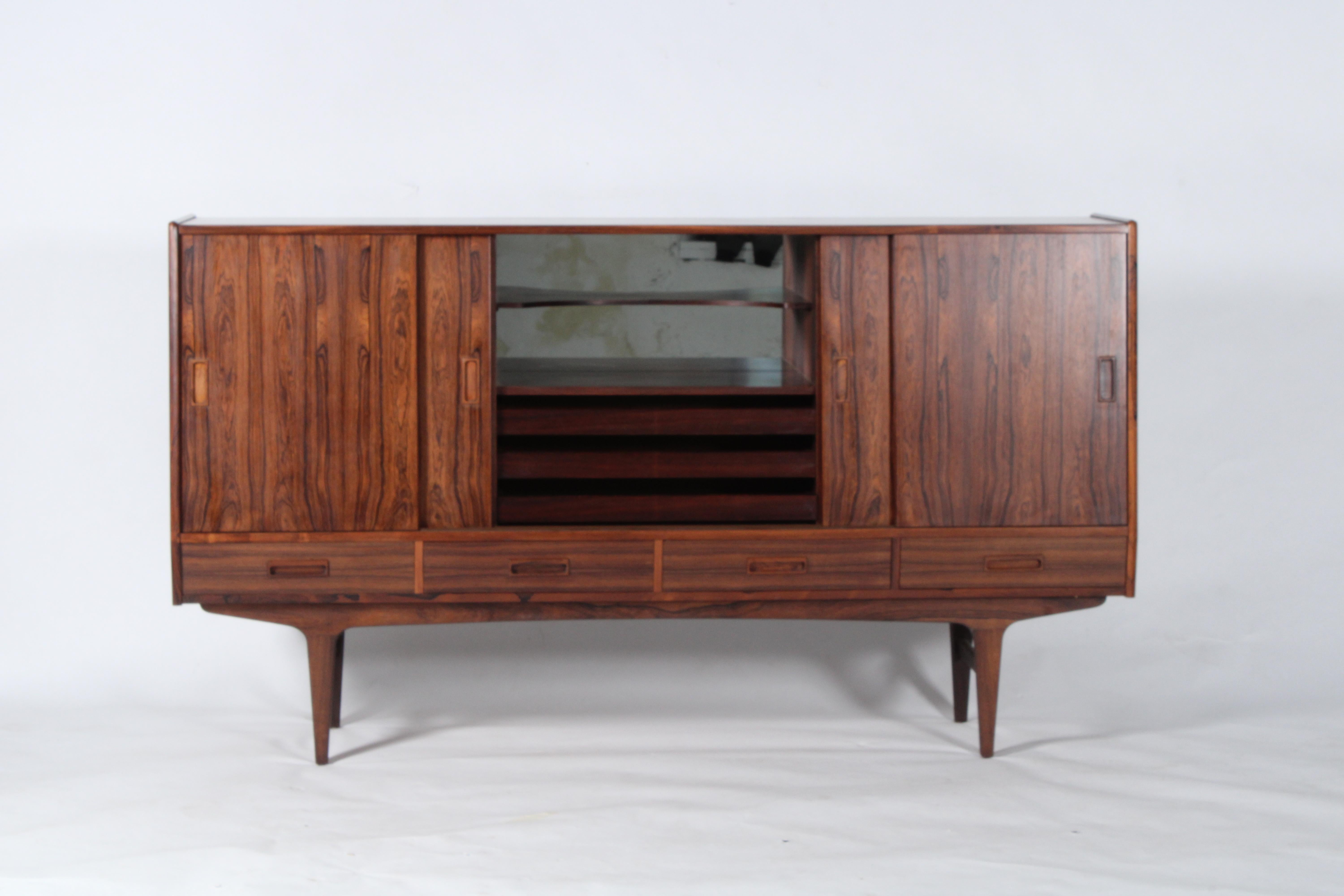 Amazing Danish Highboard By Borge Seindal For Sale 4