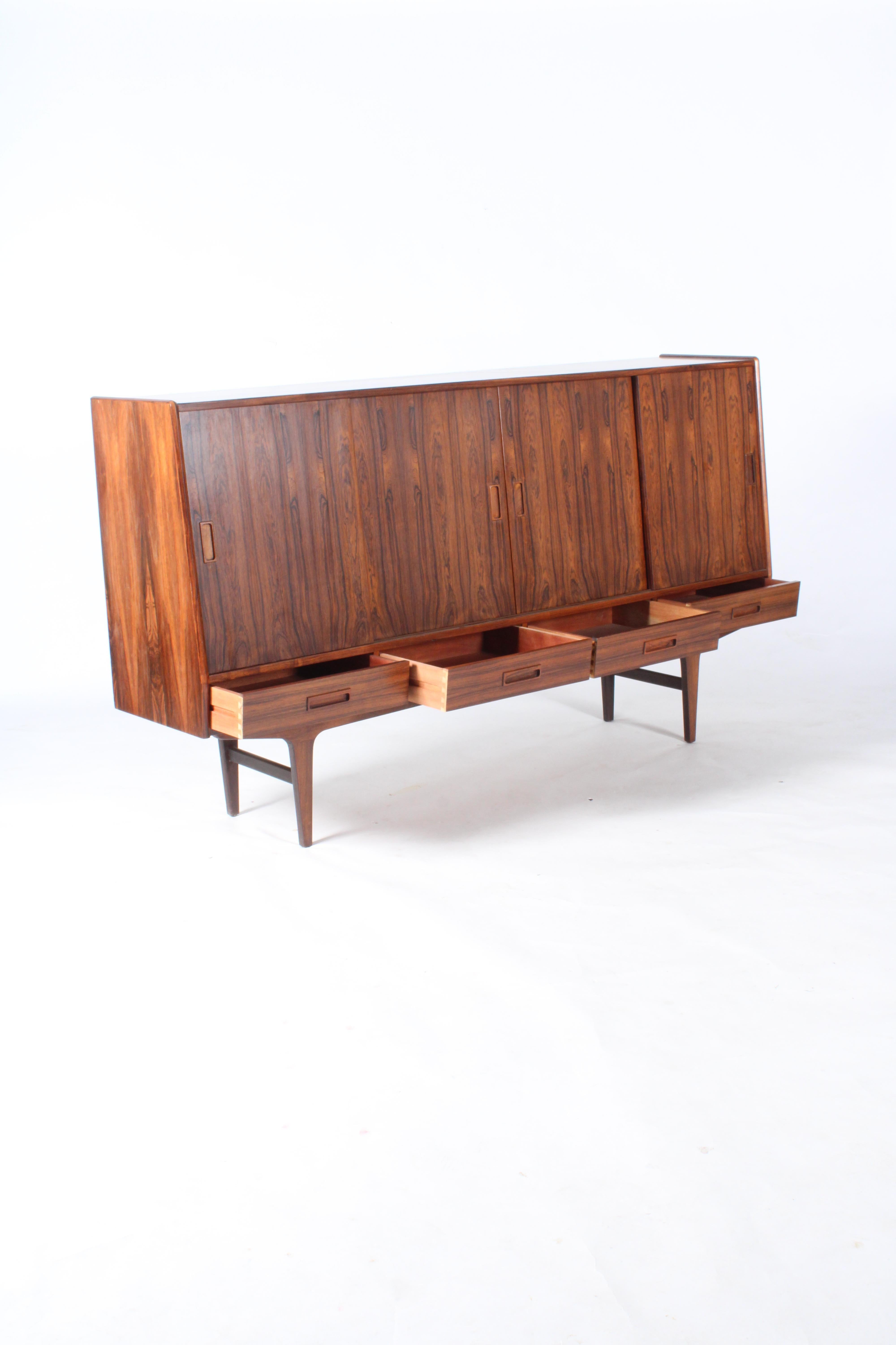 Mid-Century Modern Amazing Danish Highboard By Borge Seindal For Sale