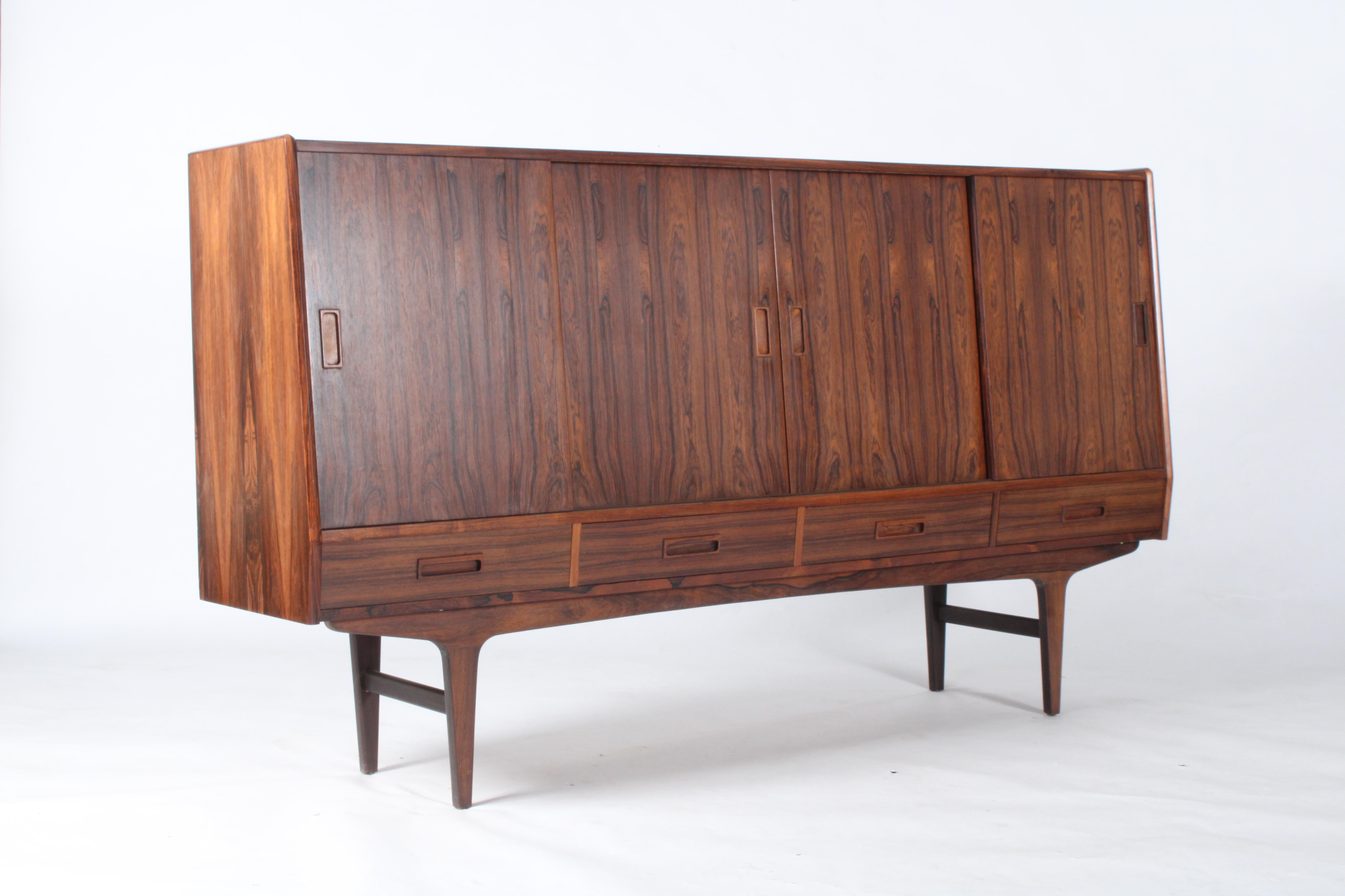 Amazing Danish Highboard By Borge Seindal For Sale 2