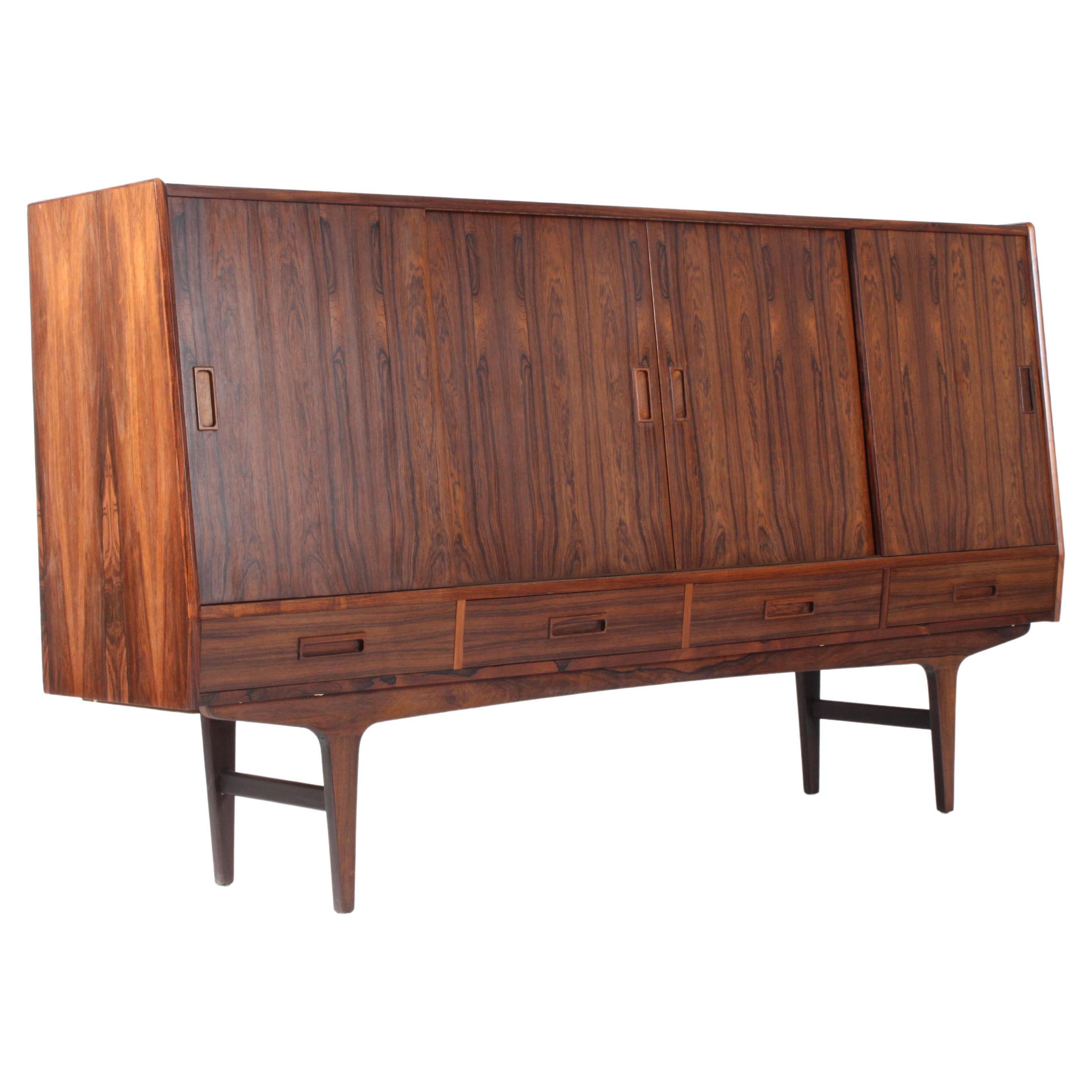 Amazing Danish Highboard By Borge Seindal For Sale