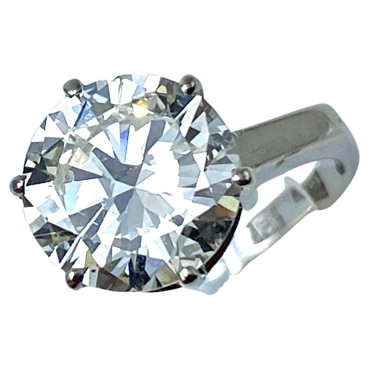Verlobungsring mit Diamanten (Art déco) im Angebot