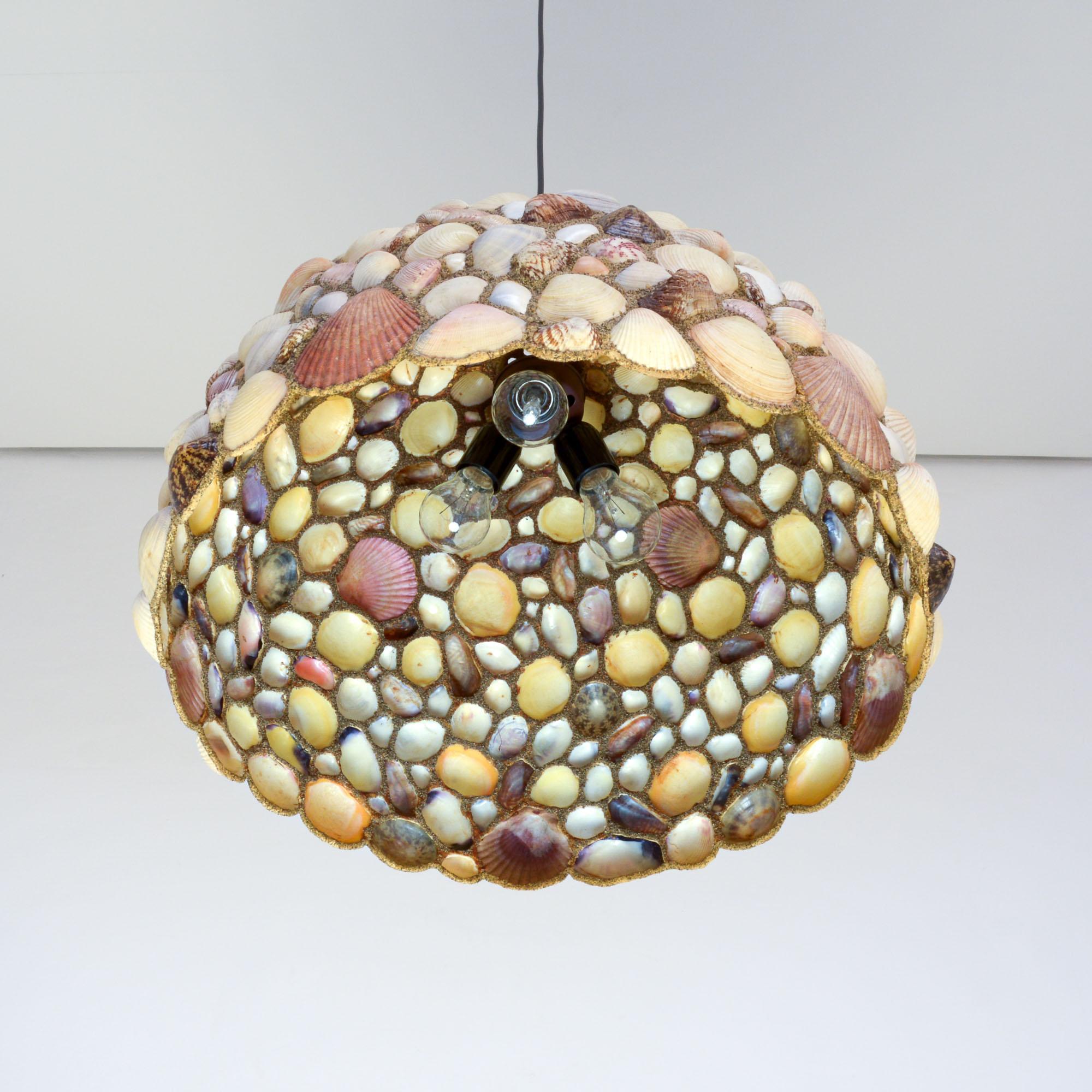 Amazing Dome Seashell Chandelier 4