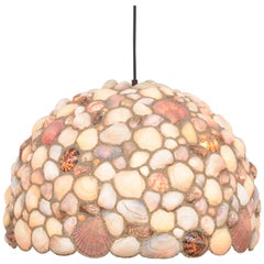 Retro Amazing Dome Seashell Chandelier