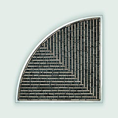 Amazing Door Handle Bronze Brass or Silver Finishing Decorated Micromosaic