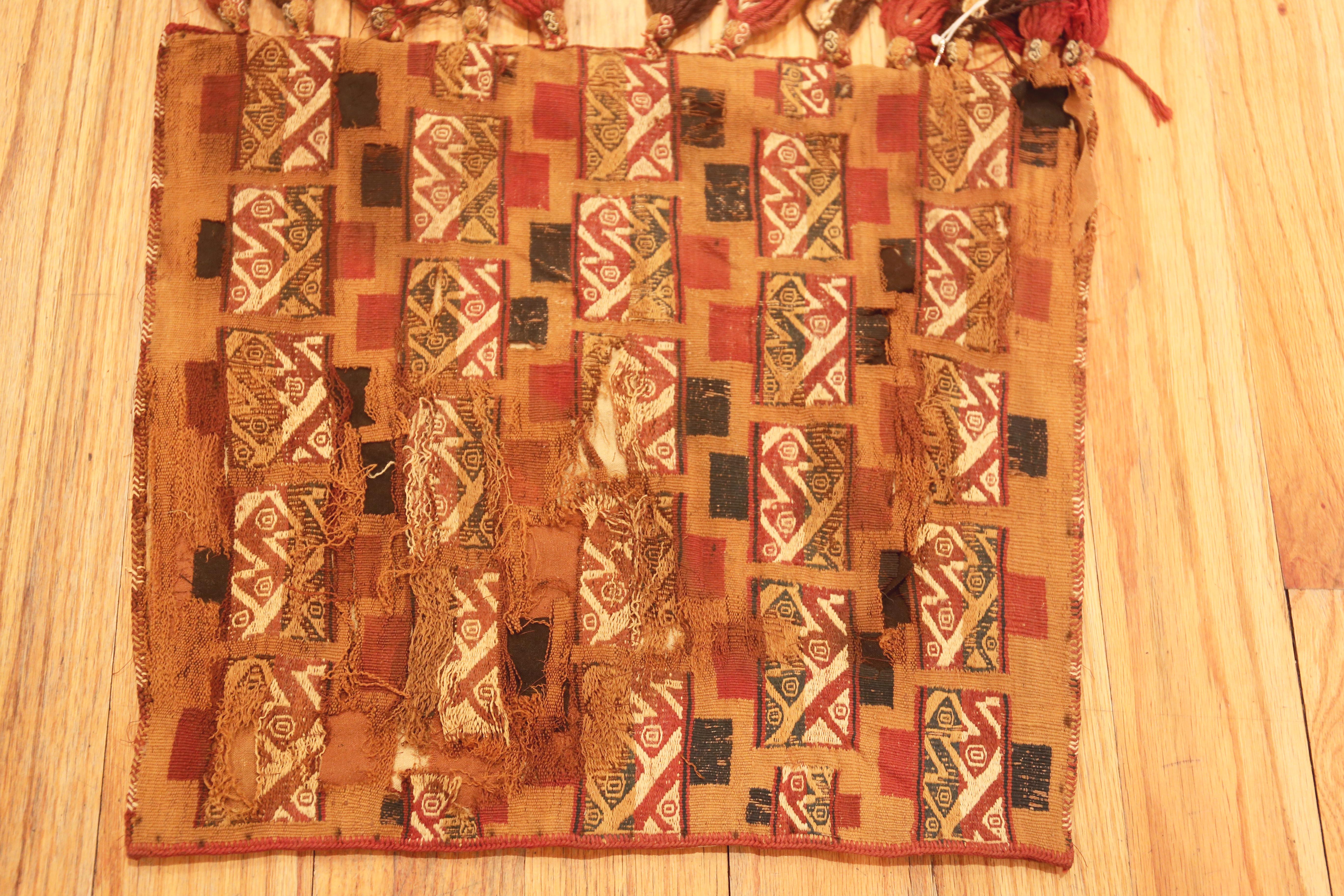 Hand-Woven Amazing Early 16th Century Peruvian Textile 1'2
