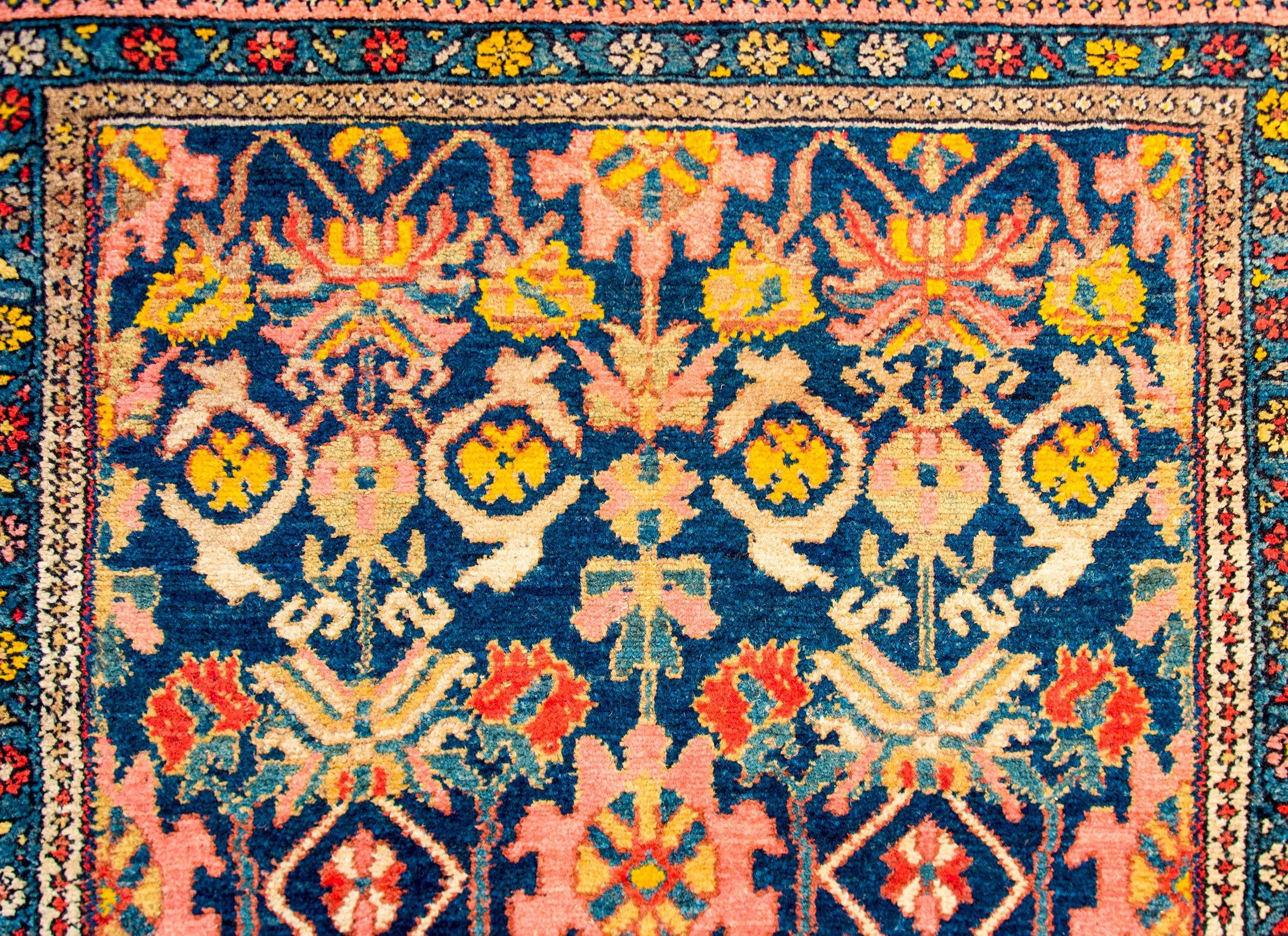 Vegetable Dyed Amazing Early 20th Century Antique Malayer Rug