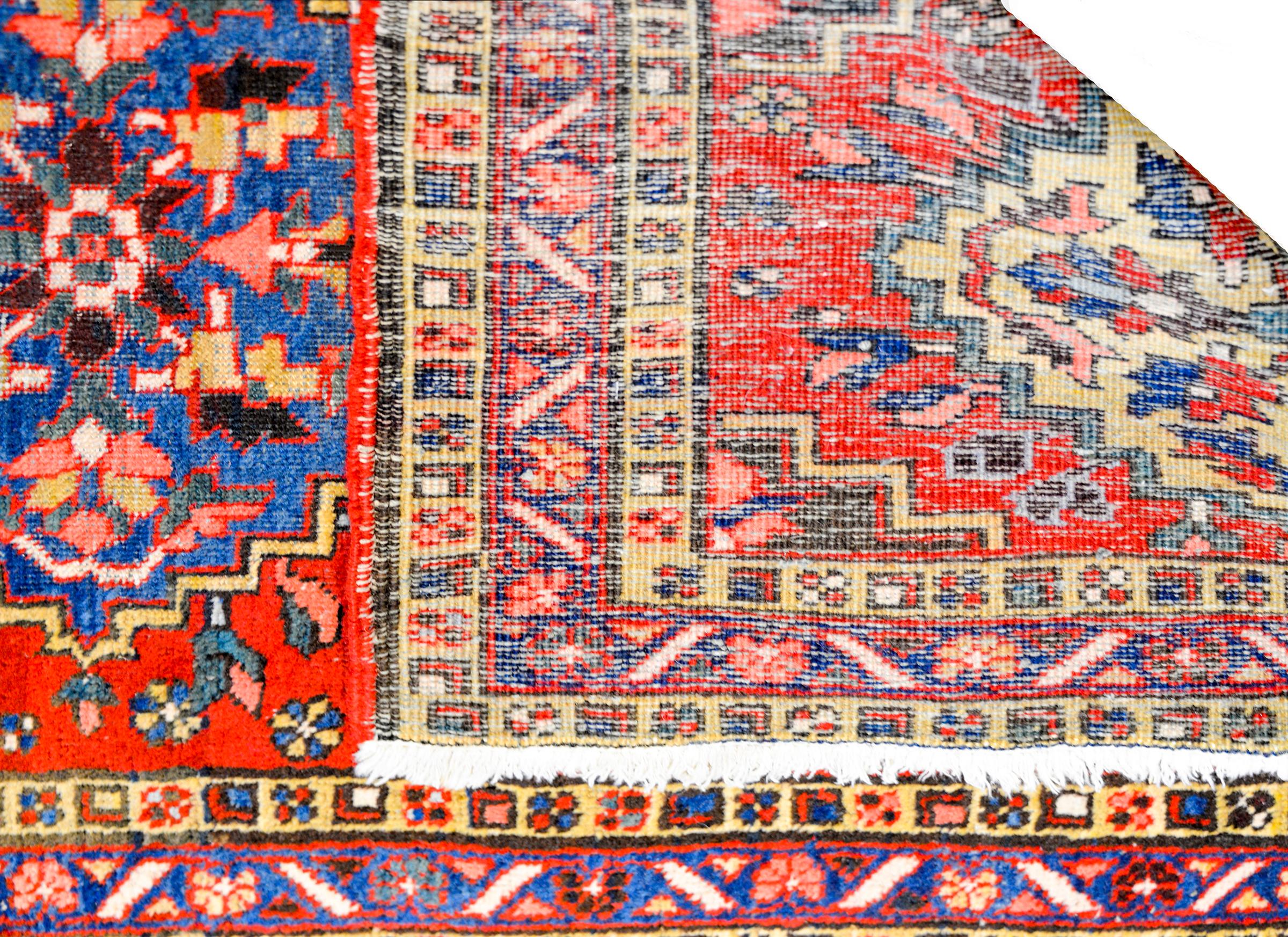 Wool Amazing Early 20th Century Bakhtiari Runner For Sale