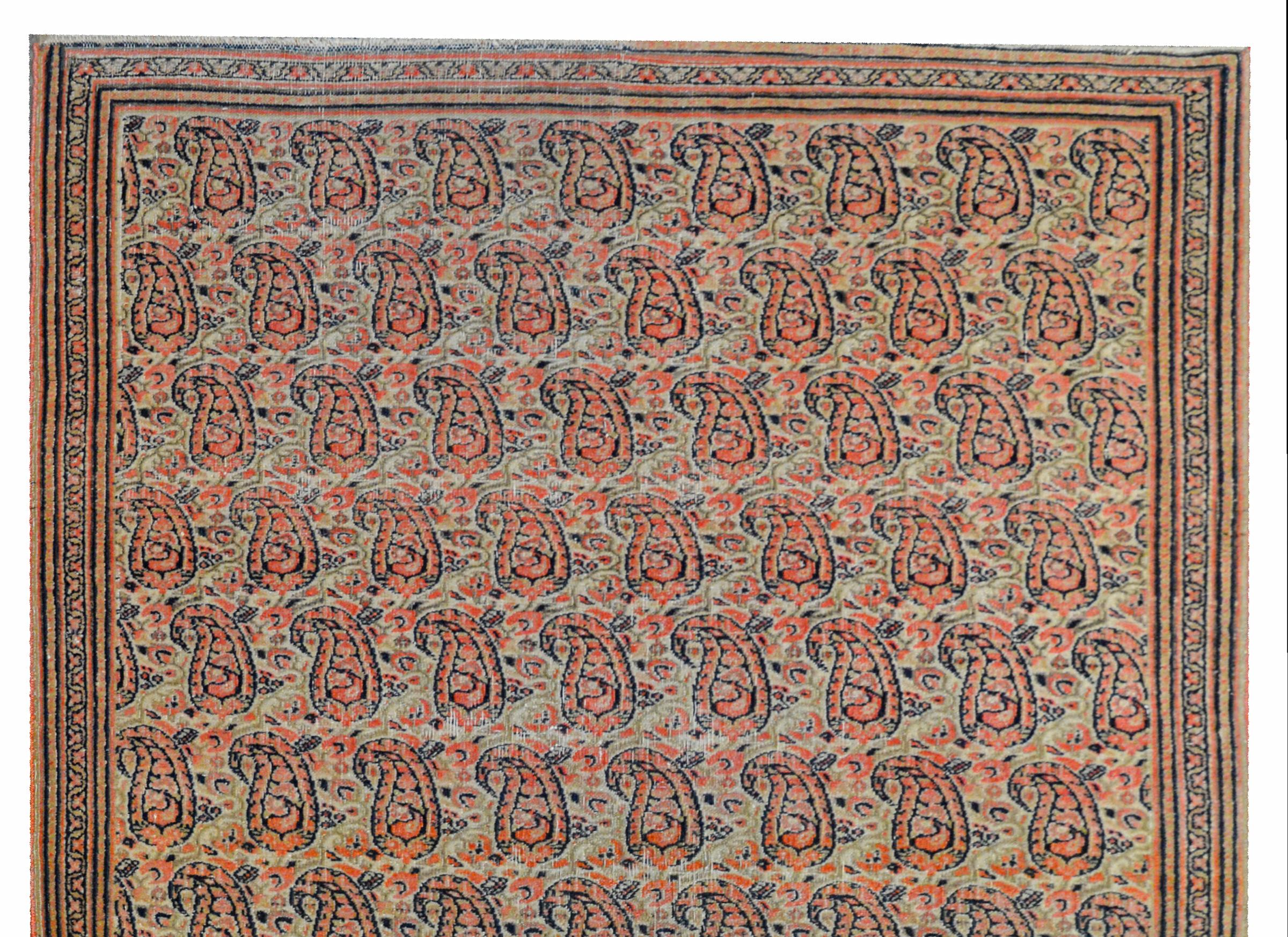Amazing Early 20th Century Doroksh Rug In Good Condition For Sale In Chicago, IL