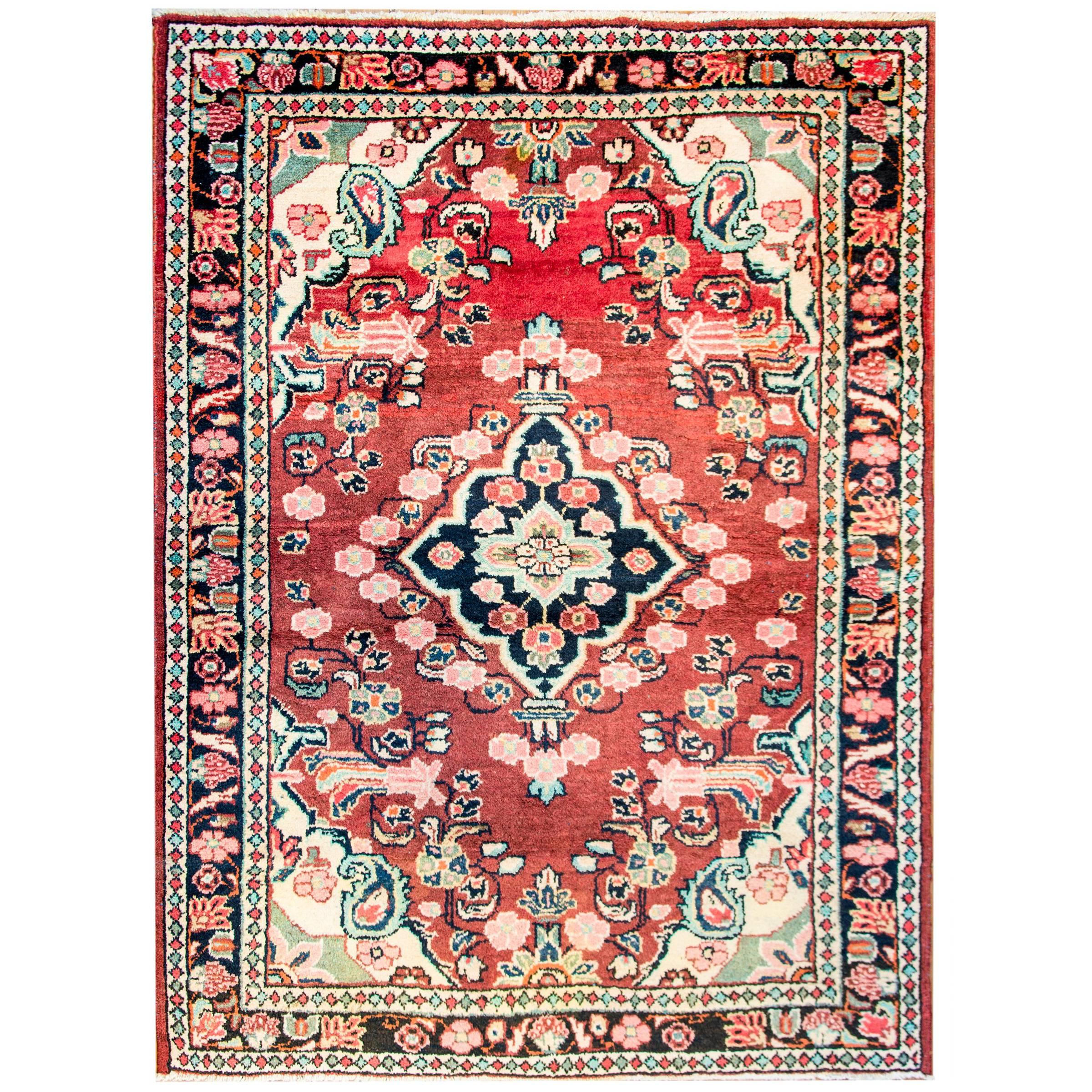 Amazing Early 20th Century Mahal Rug For Sale