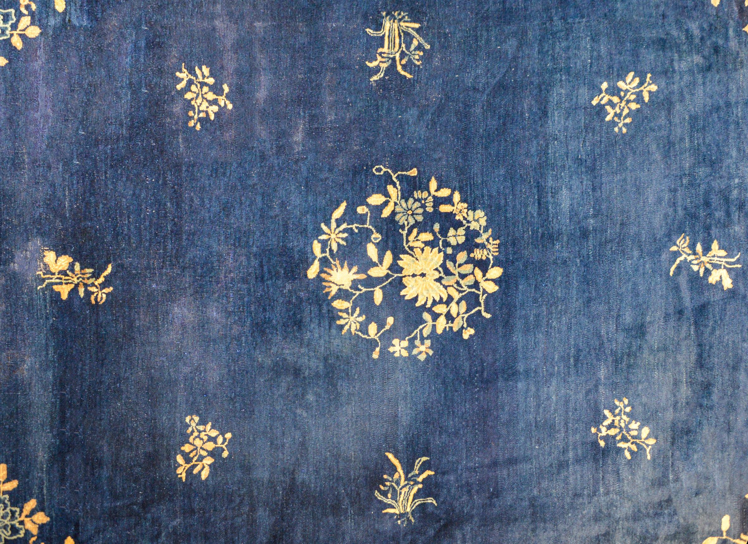 Chinoiserie Amazing Early 20th Century Peking Rug For Sale