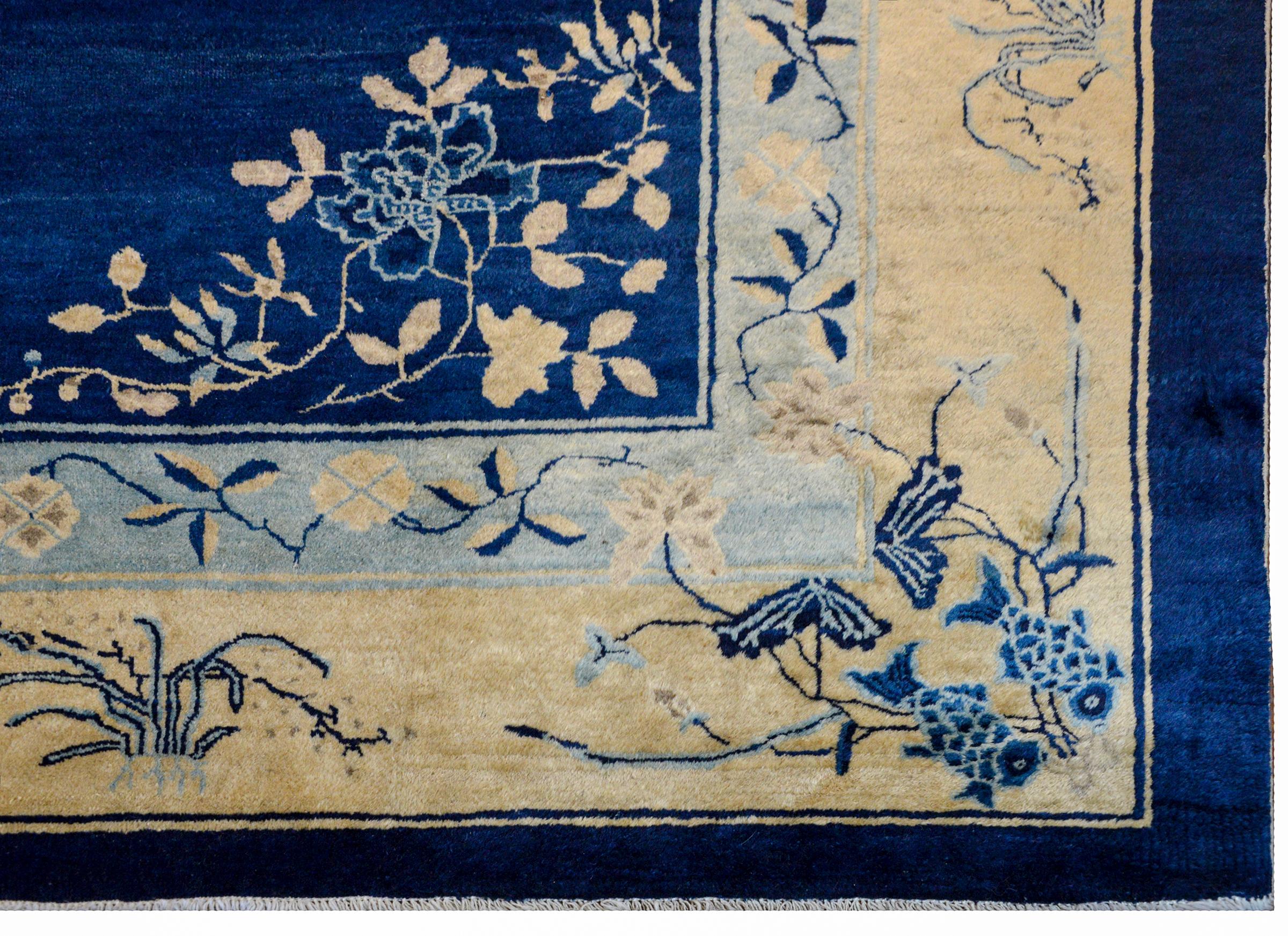 Chinois Magnifique tapis de Pékin du début du XXe siècle en vente