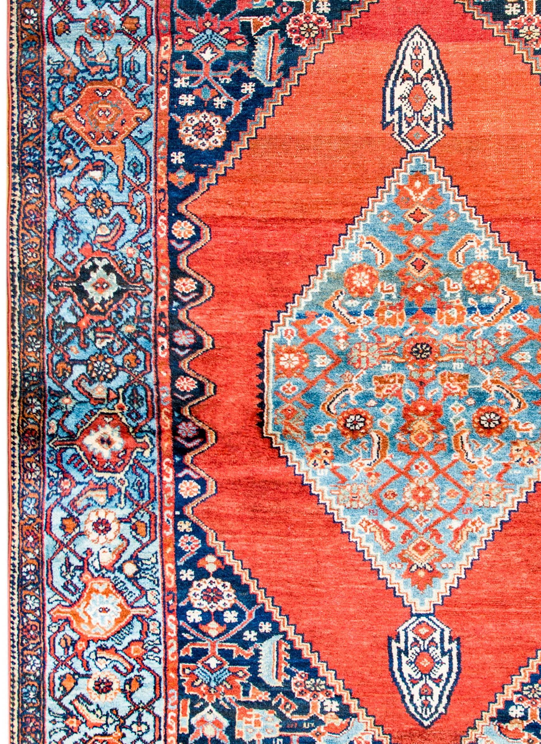 Tabriz Incredibile tappeto Seneh dei primi del Novecento in vendita