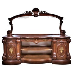 Antique Amazing English Victorian Sideboard, 19th Century