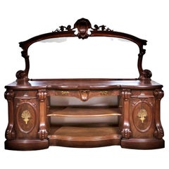 Used Amazing English Victorian Sideboard, 19th Century