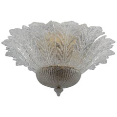 Amazing Fantastic Chandelier Murano Art Glass 1970s Flower